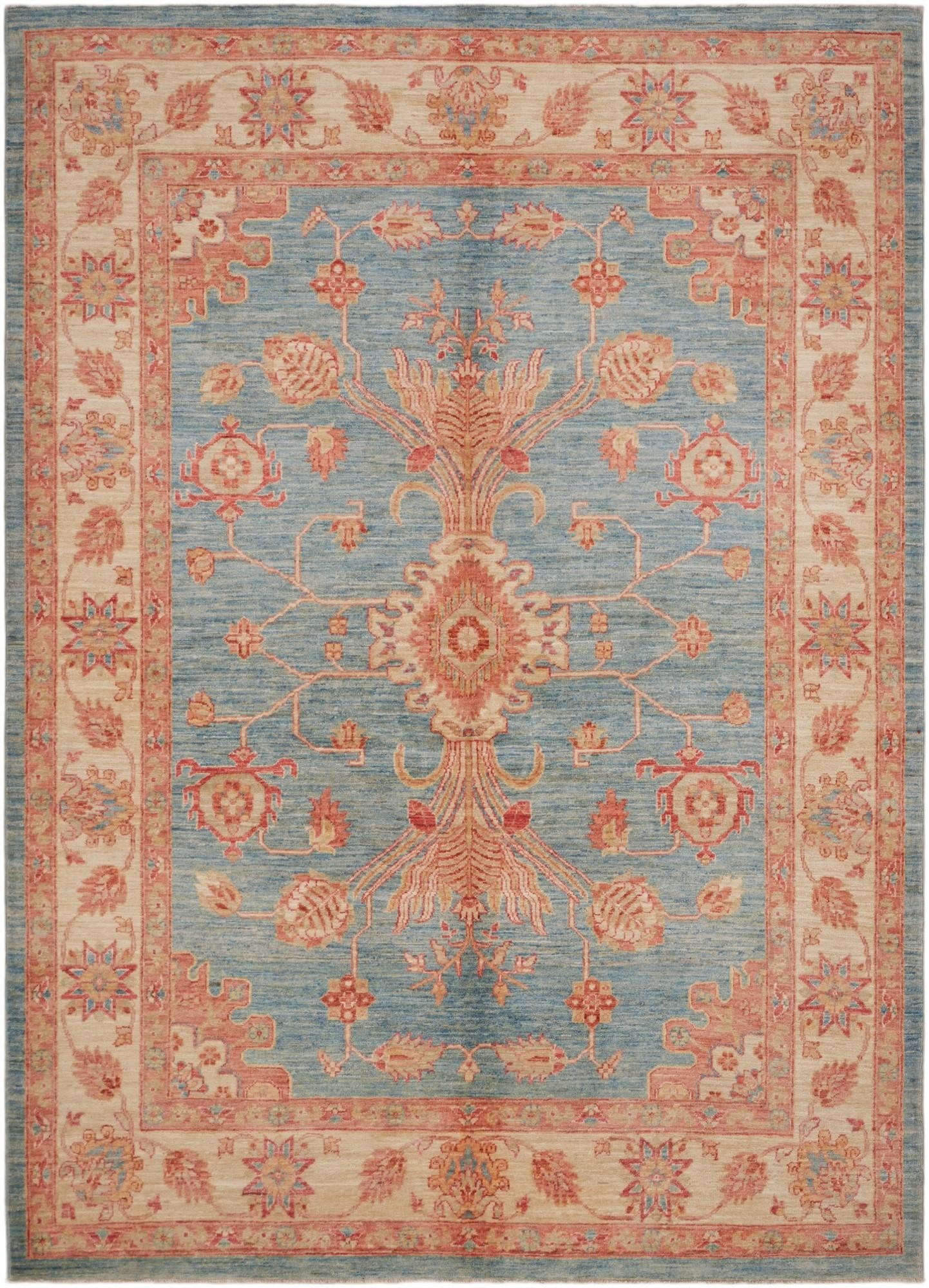 5' 6 x 7' 7 Hand Knotted Ziegler Rug