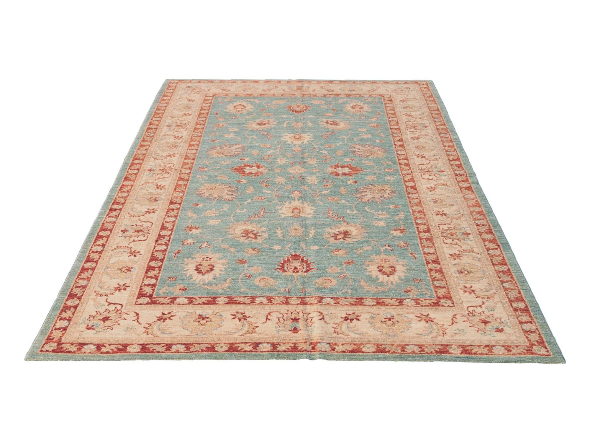 5' 6 x 7' 10 Hand Knotted Ziegler Rug