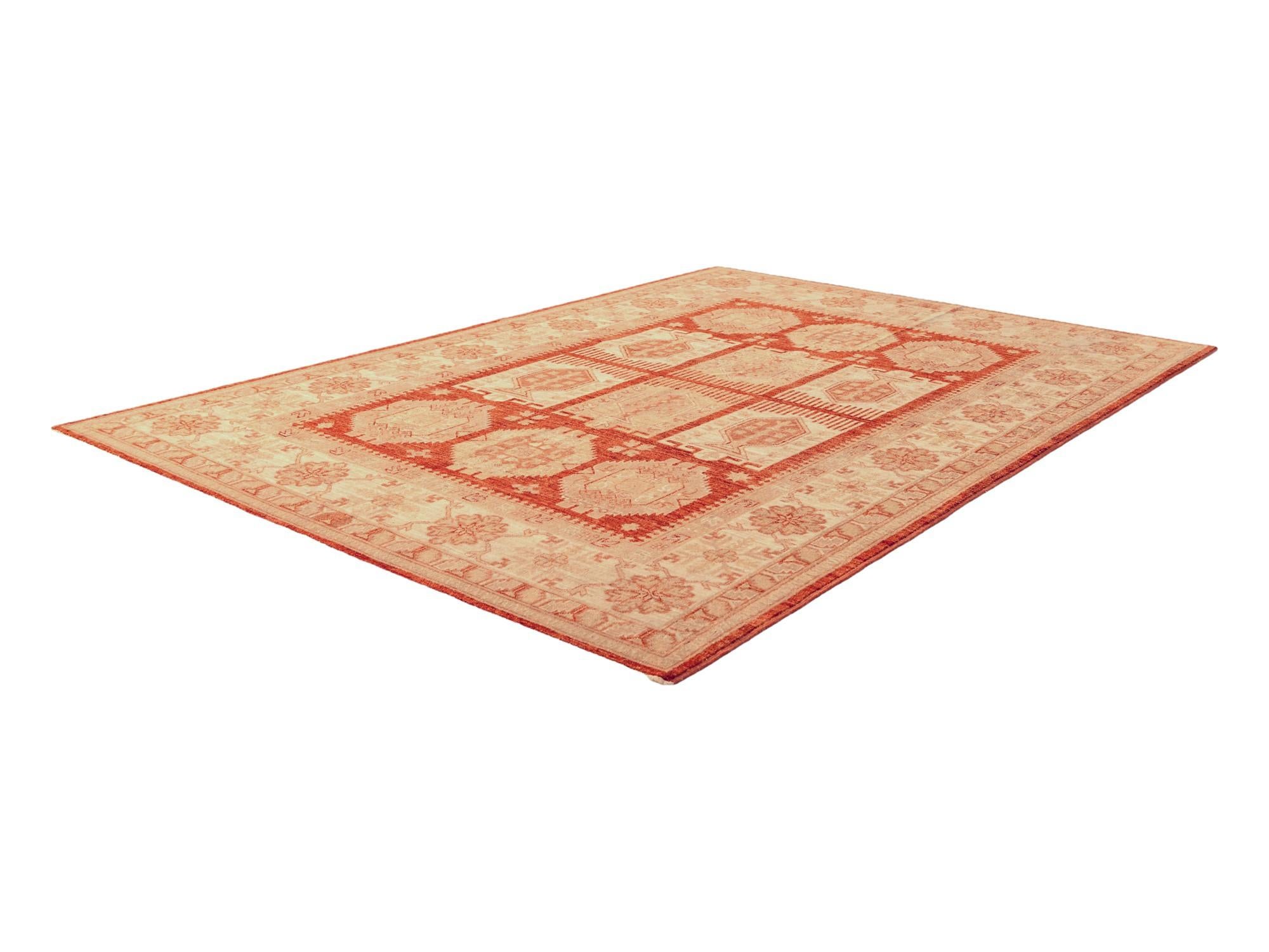 5' 9 x 7' 11 Hand Knotted Ziegler Rug