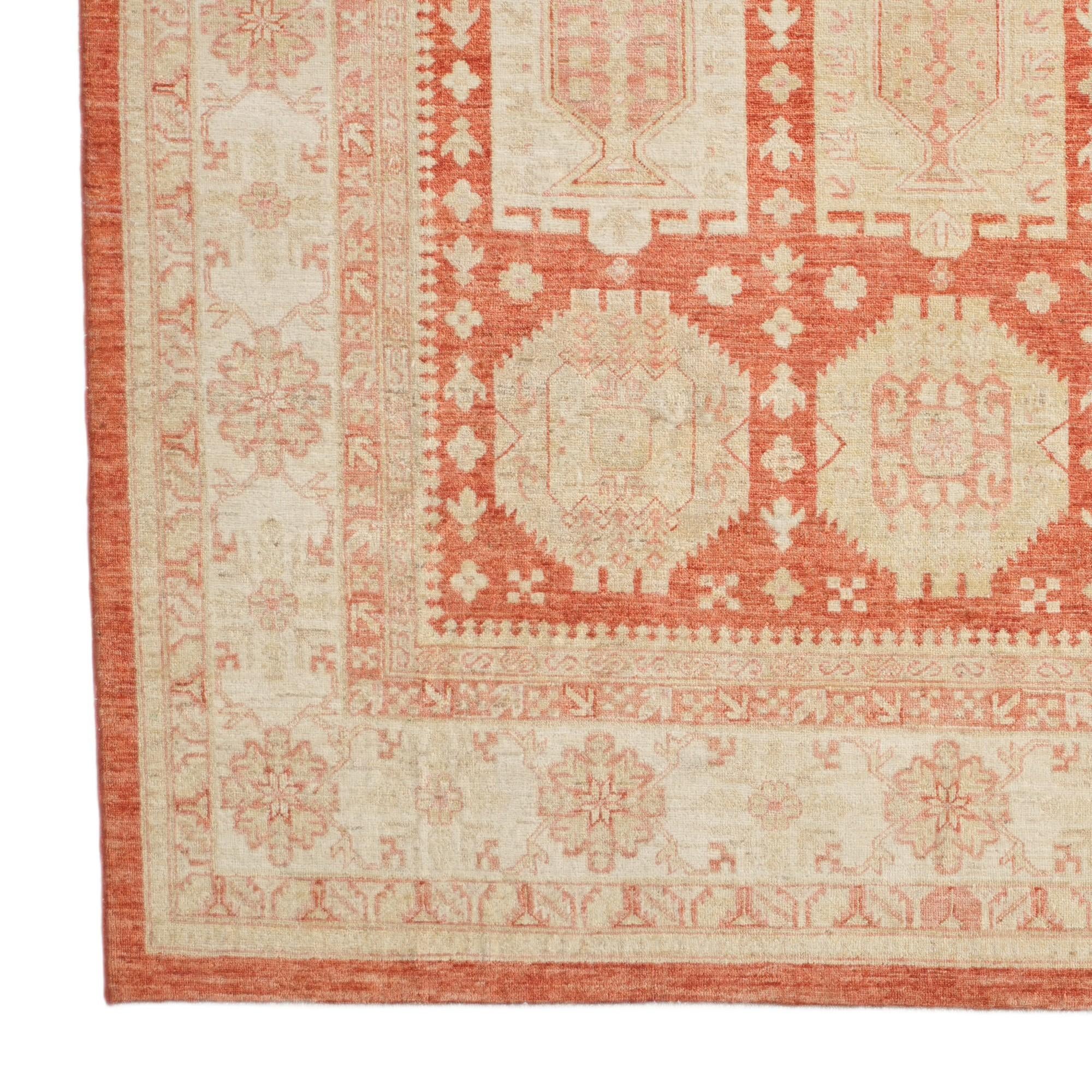 6' 5 x 10' Hand Knotted Ziegler Rug