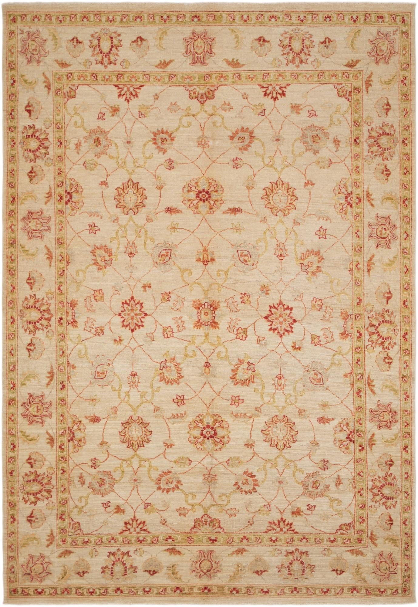 5' 5 x 7' 10 Hand Knotted Ziegler Rug