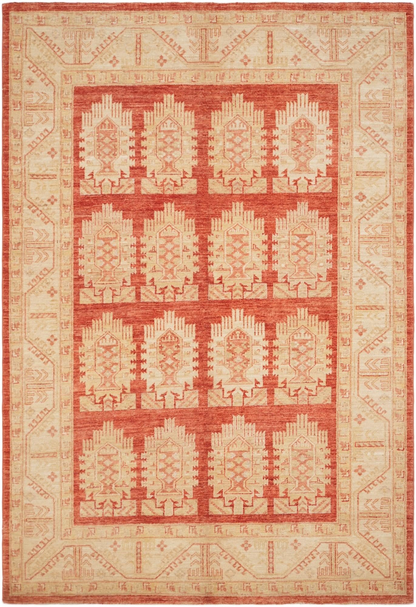 5' 7 x 8' 2 Hand Knotted Ziegler Rug