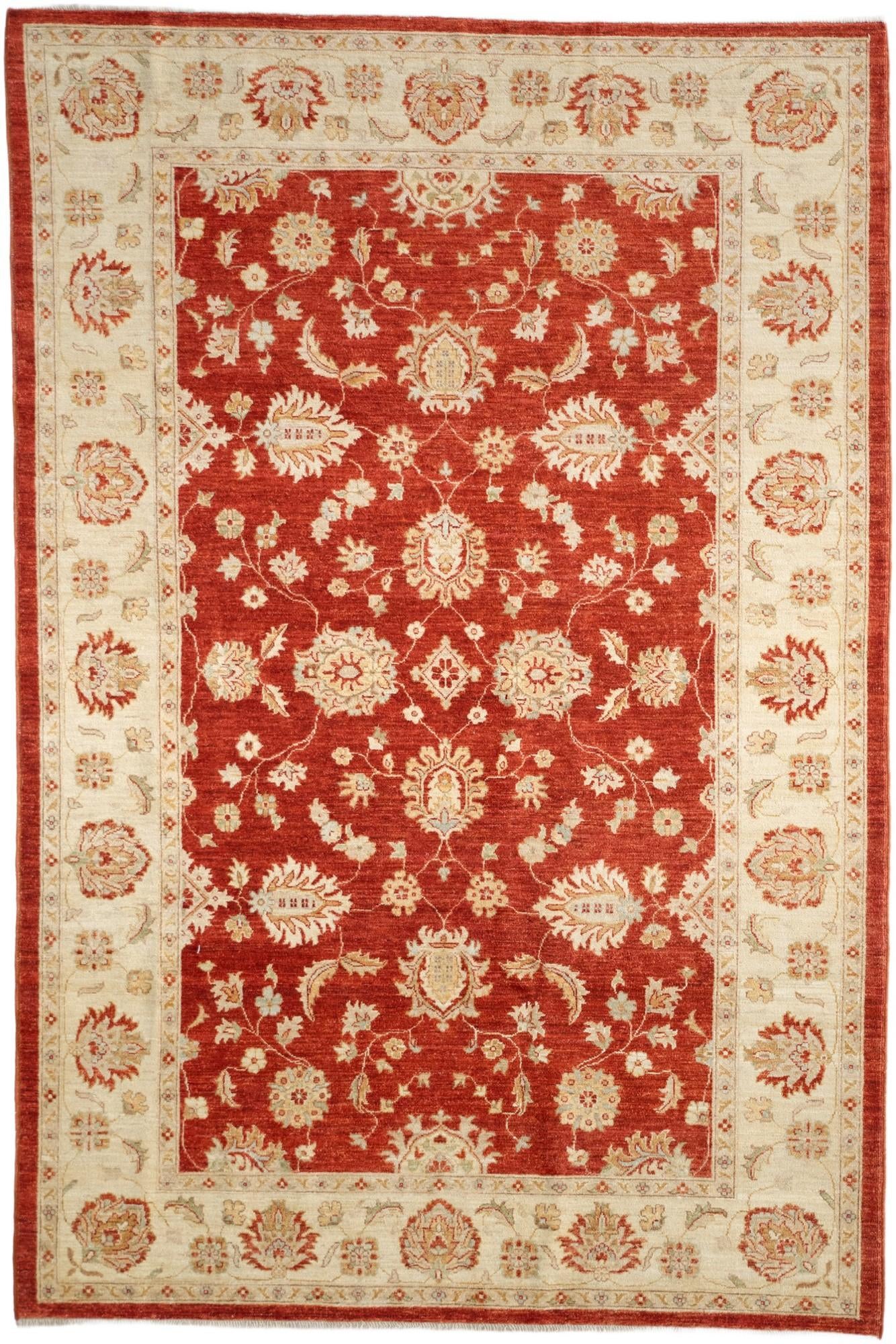 6' 5 x 9' 7 Hand Knotted Ziegler Rug