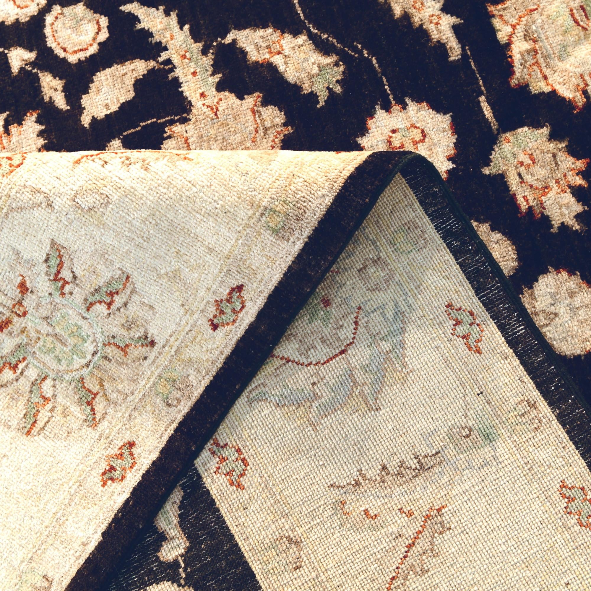 6' 4 x 9' 8 Hand Knotted Ziegler Rug