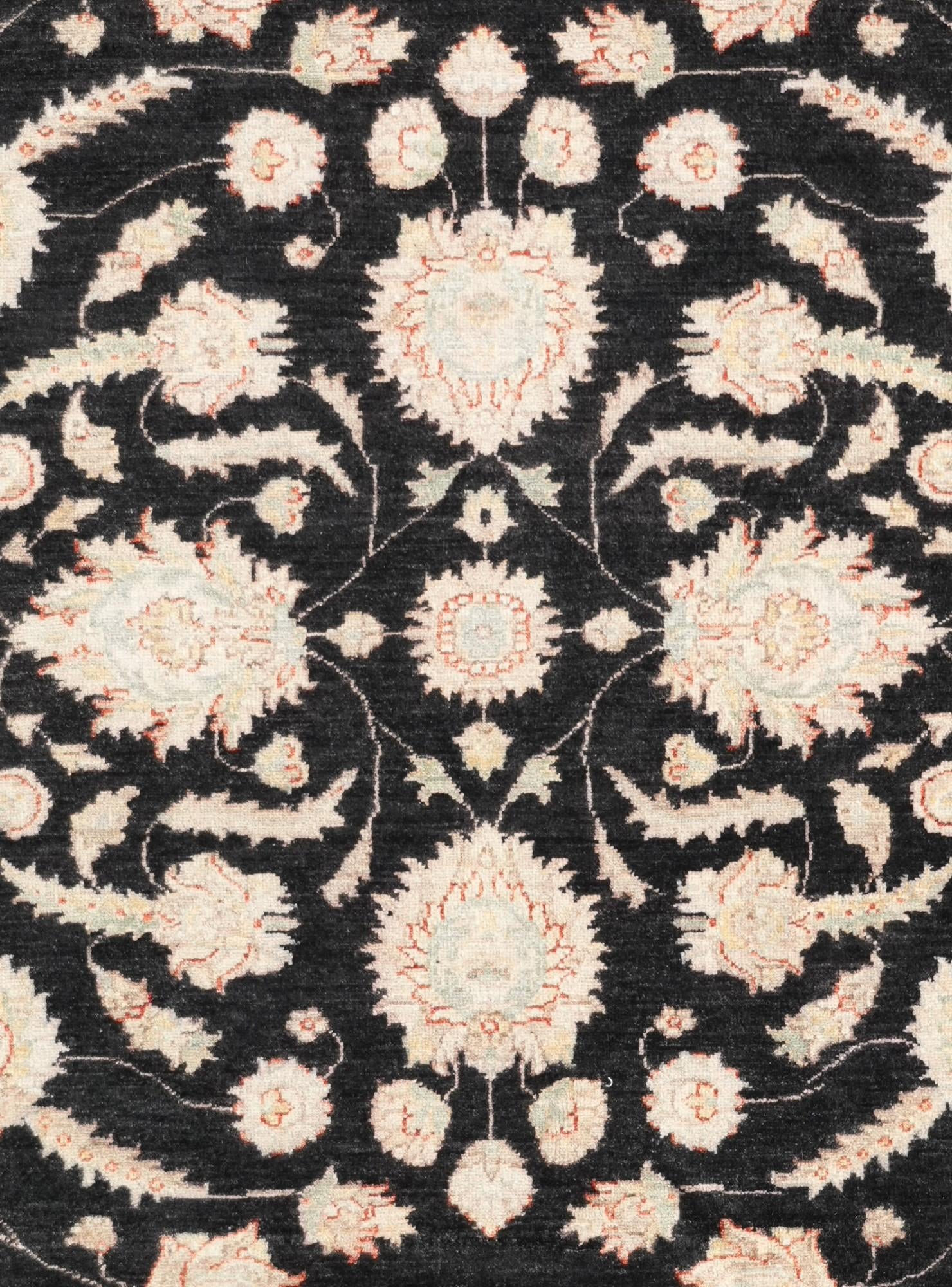 6' 4 x 9' 8 Hand Knotted Ziegler Rug