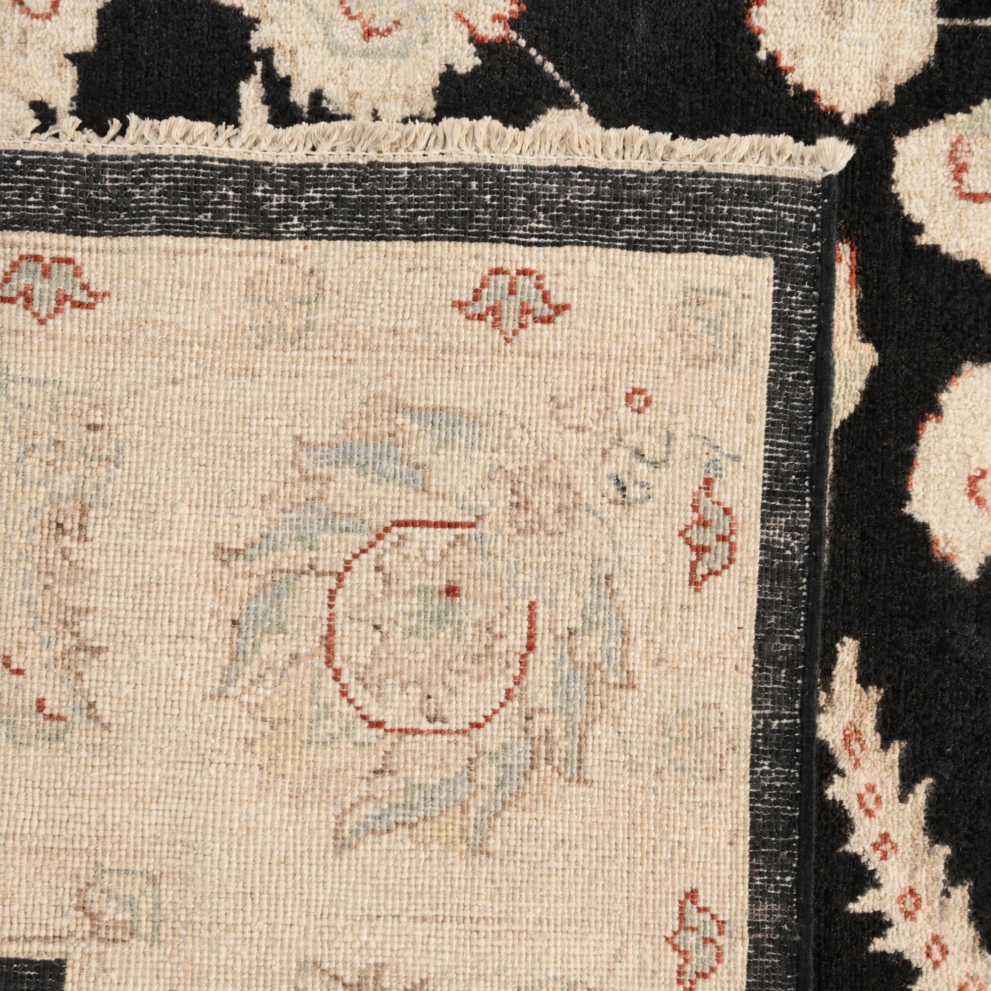 6' 4 x 9' 8 Hand Knotted Ziegler Rug