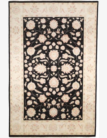 6' 4 x 9' 8 Hand Knotted Ziegler Rug