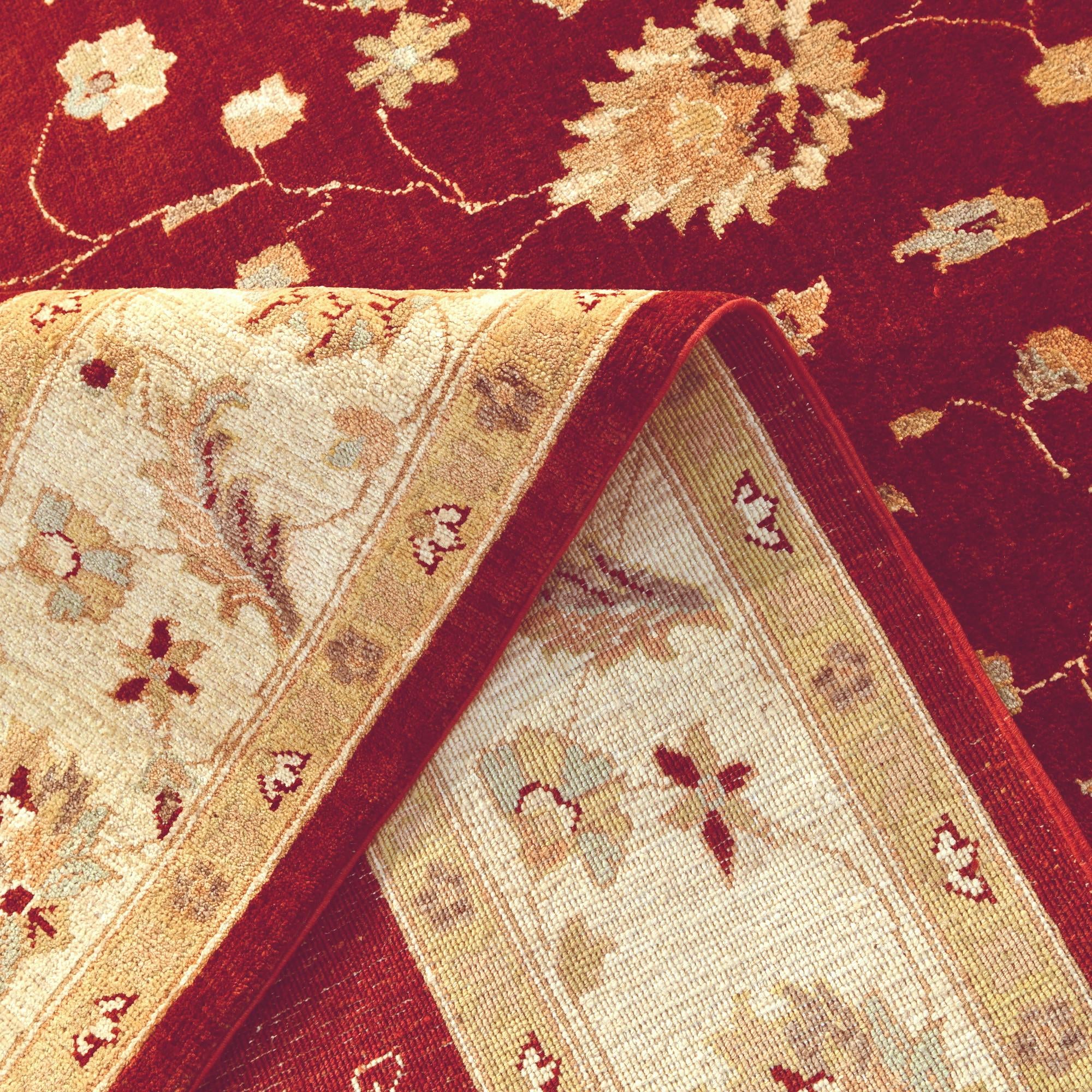 6' 6 x 9' 8 Hand Knotted Ziegler Rug