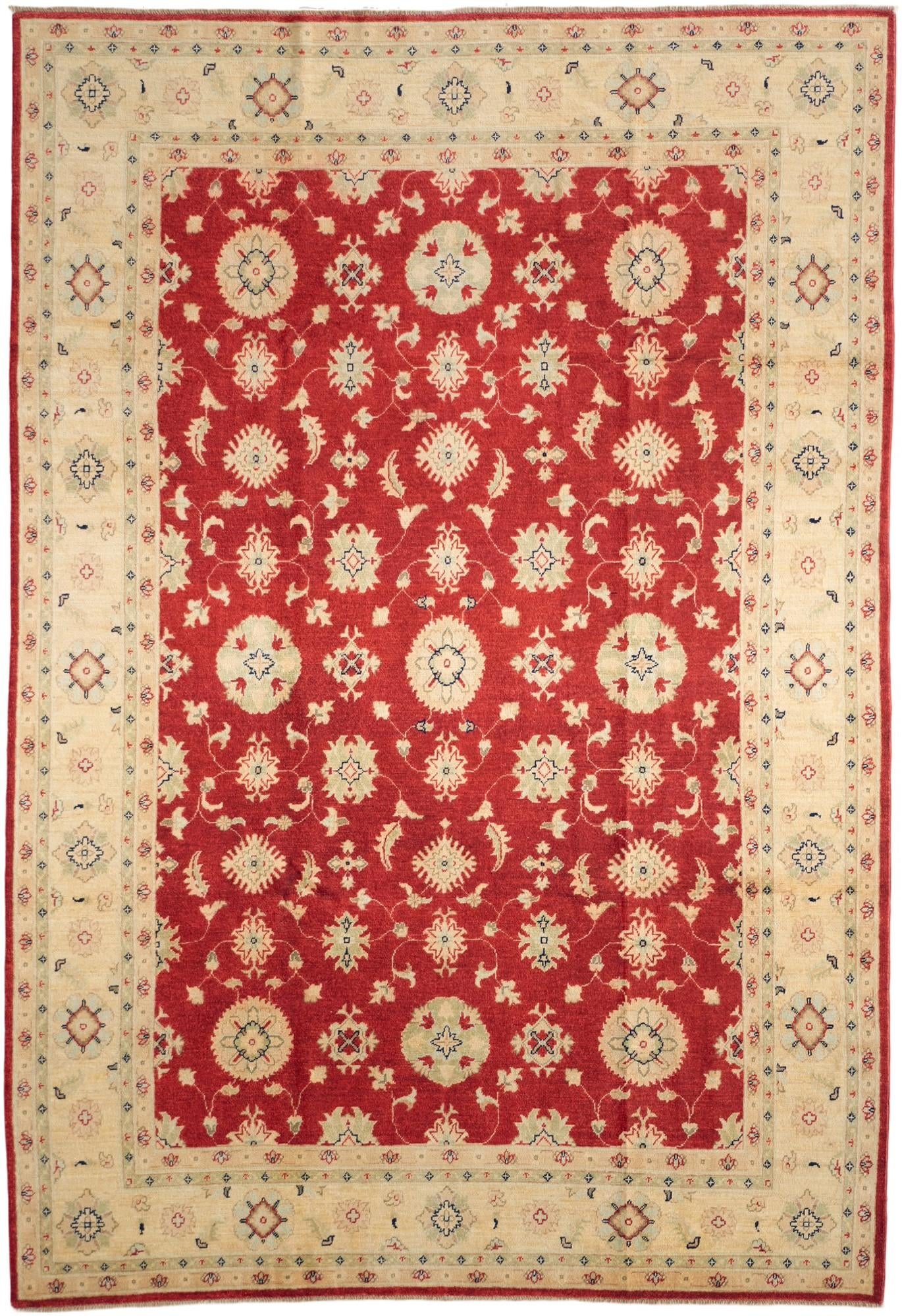6' 8 x 9' 9 Hand Knotted Ziegler Rug