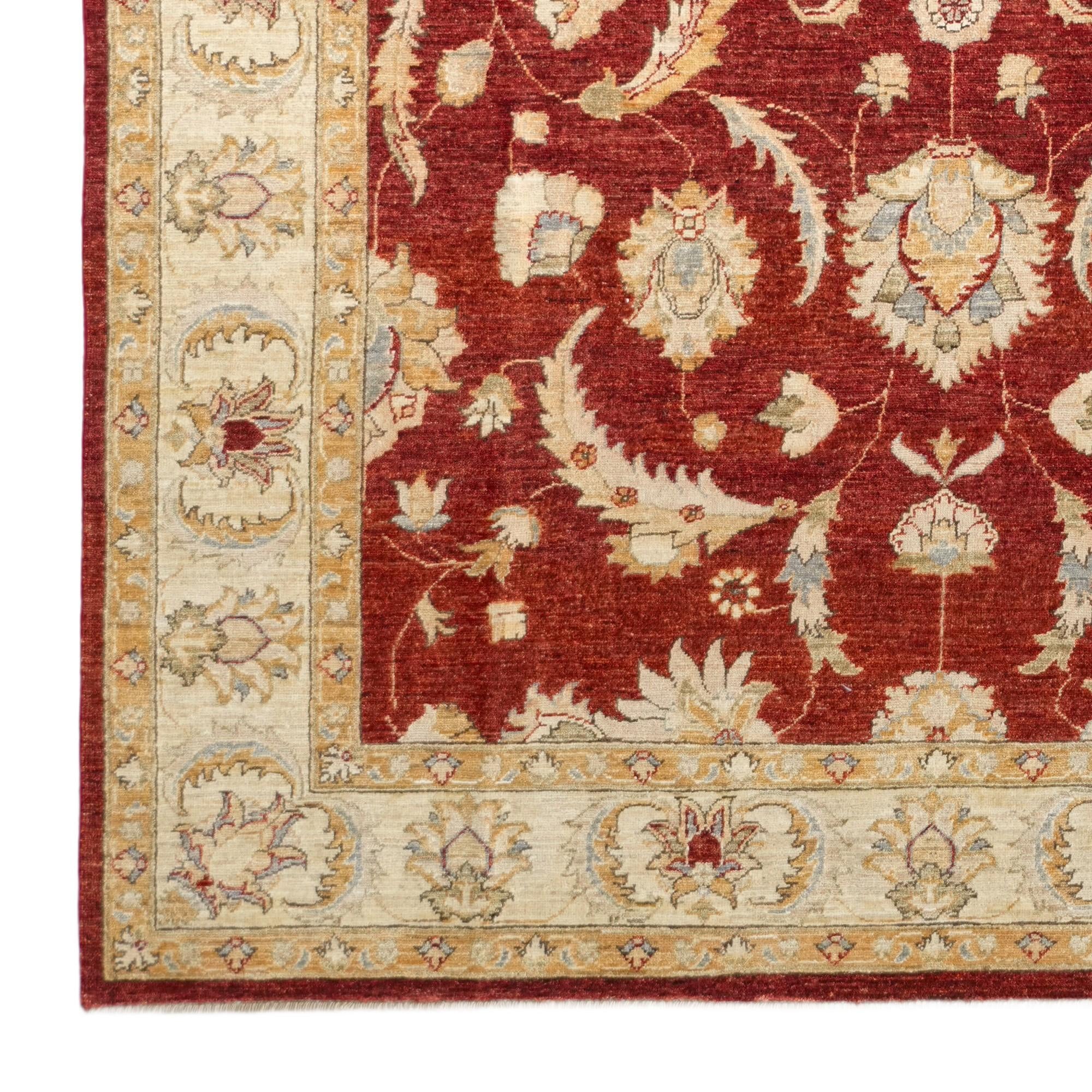 6' 8 x 9' 7 Hand Knotted Ziegler Rug
