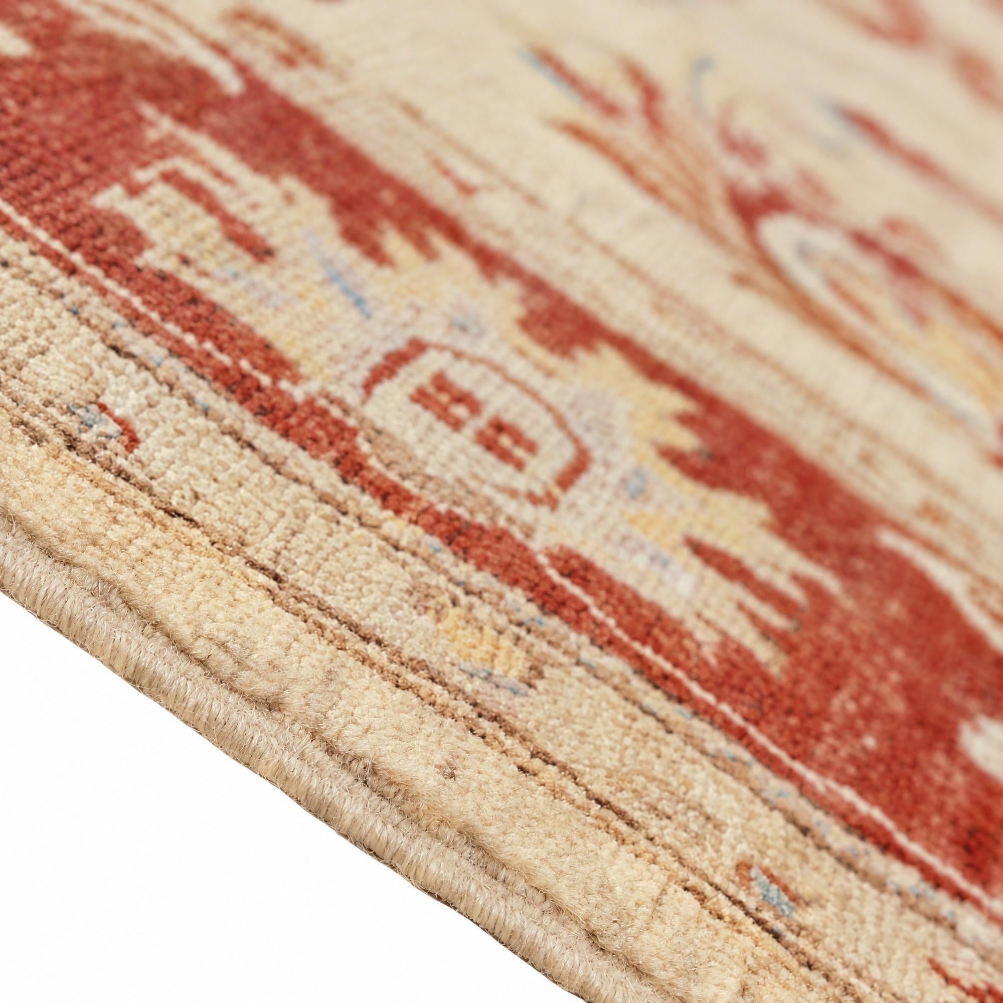 185cm x 275cm Hand Knotted Ziegler Rug