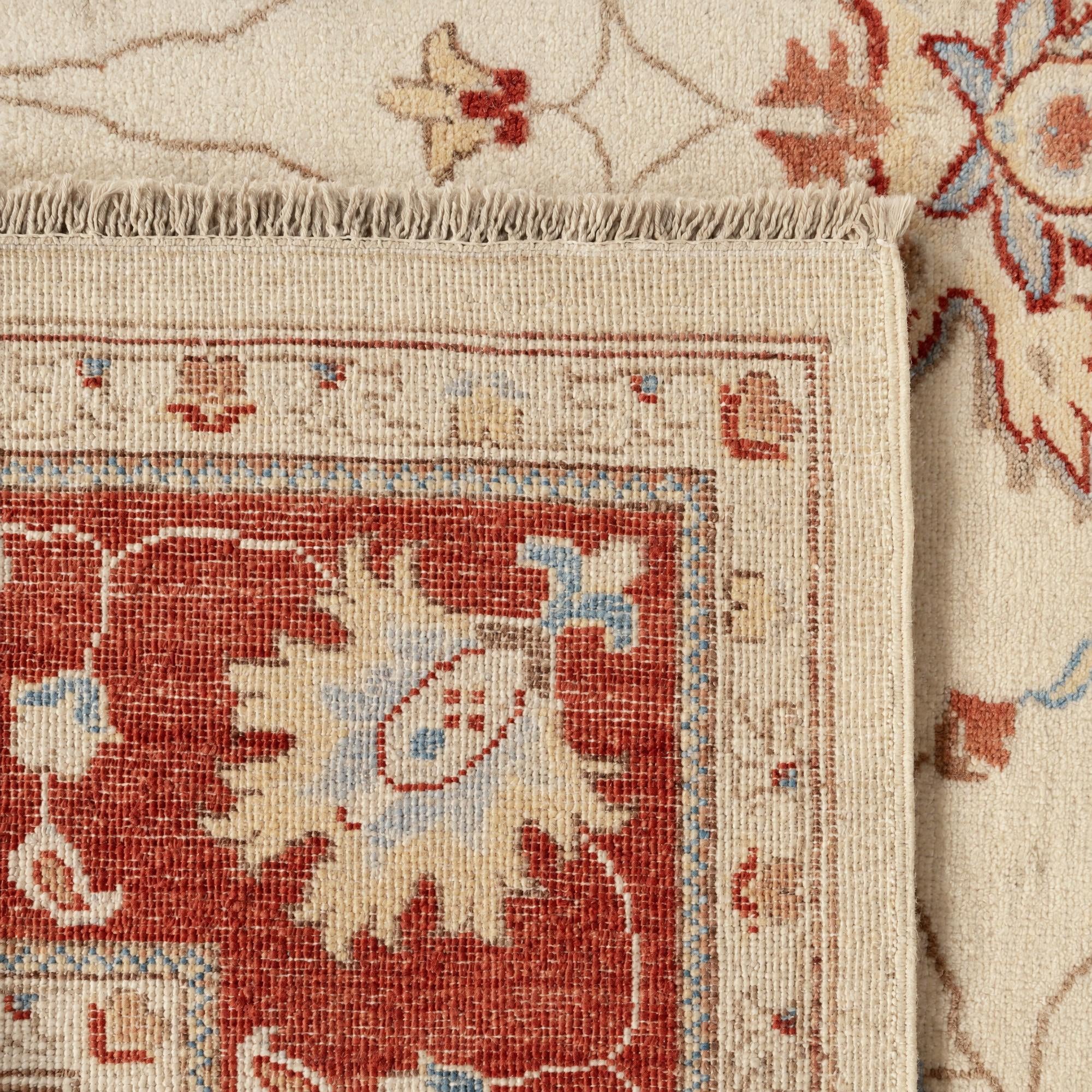 185cm x 275cm Hand Knotted Ziegler Rug
