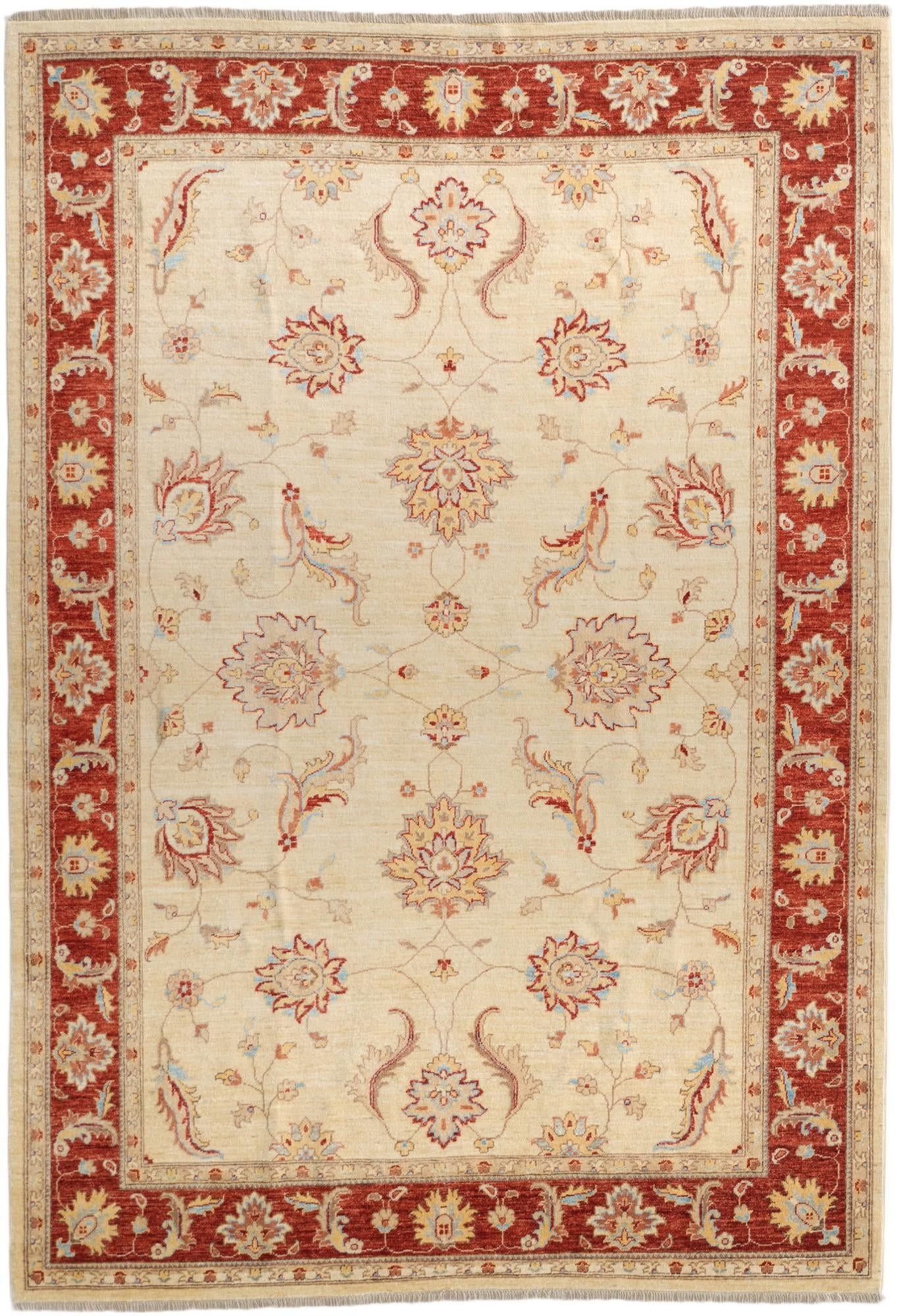 6' 2 x 9' Hand Knotted Ziegler Rug