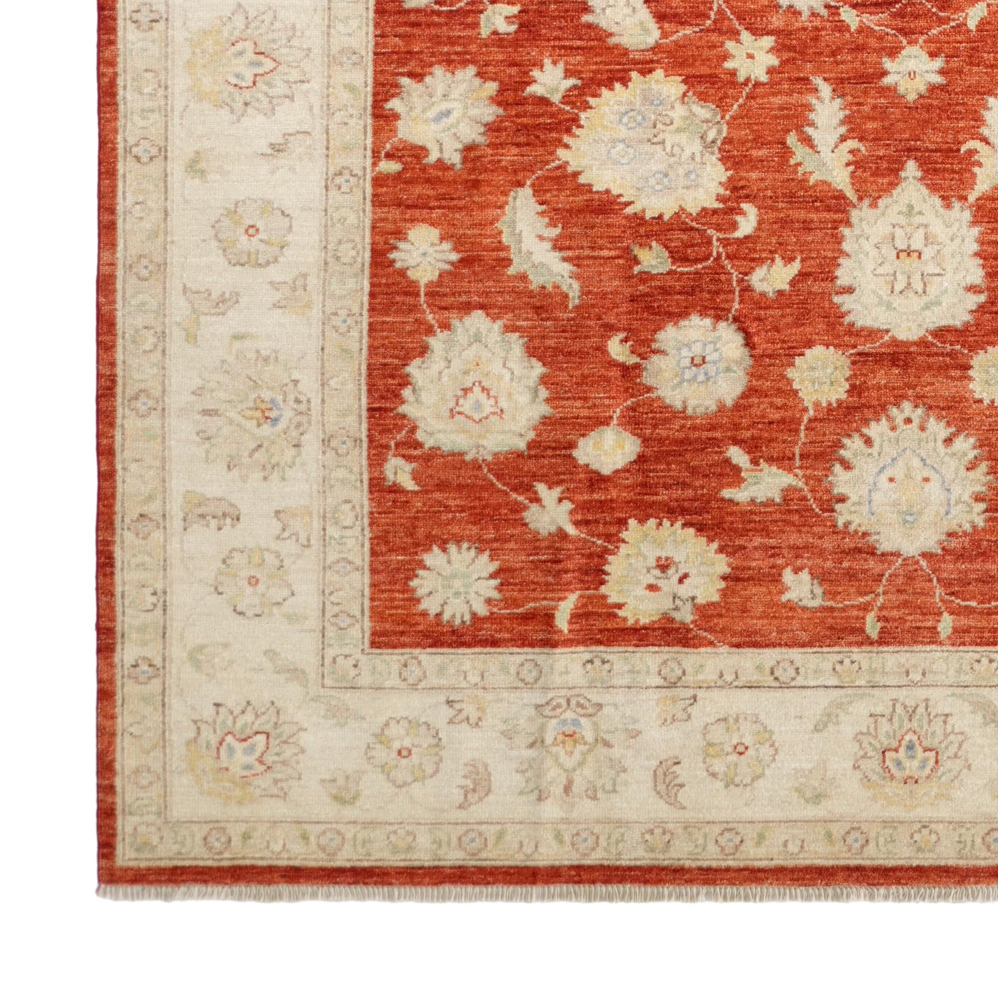 6' 8 x 9' 10 Hand Knotted Ziegler Rug