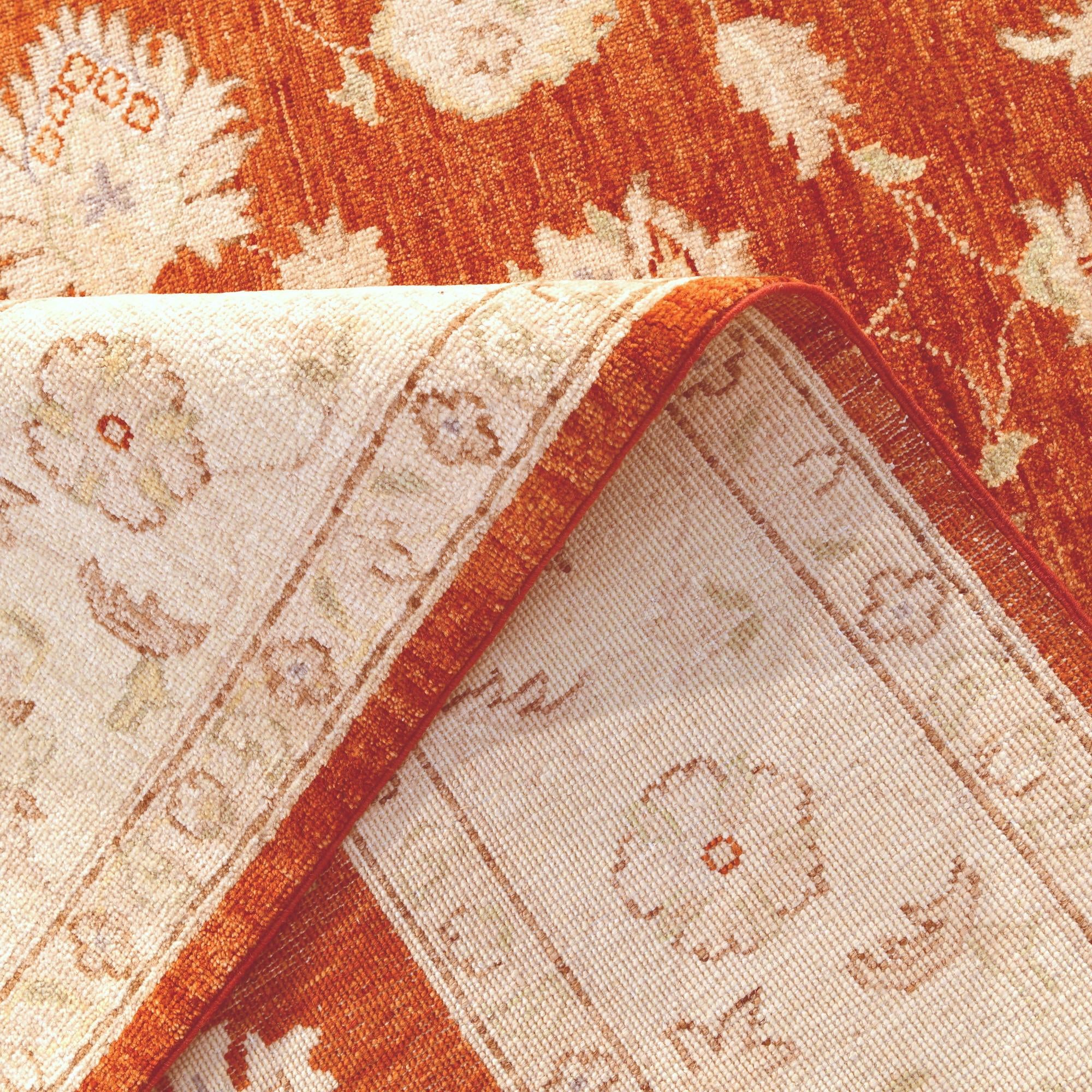 6' 8 x 9' 10 Hand Knotted Ziegler Rug