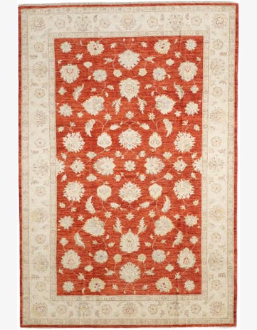 6' 8 x 9' 10 Hand Knotted Ziegler Rug