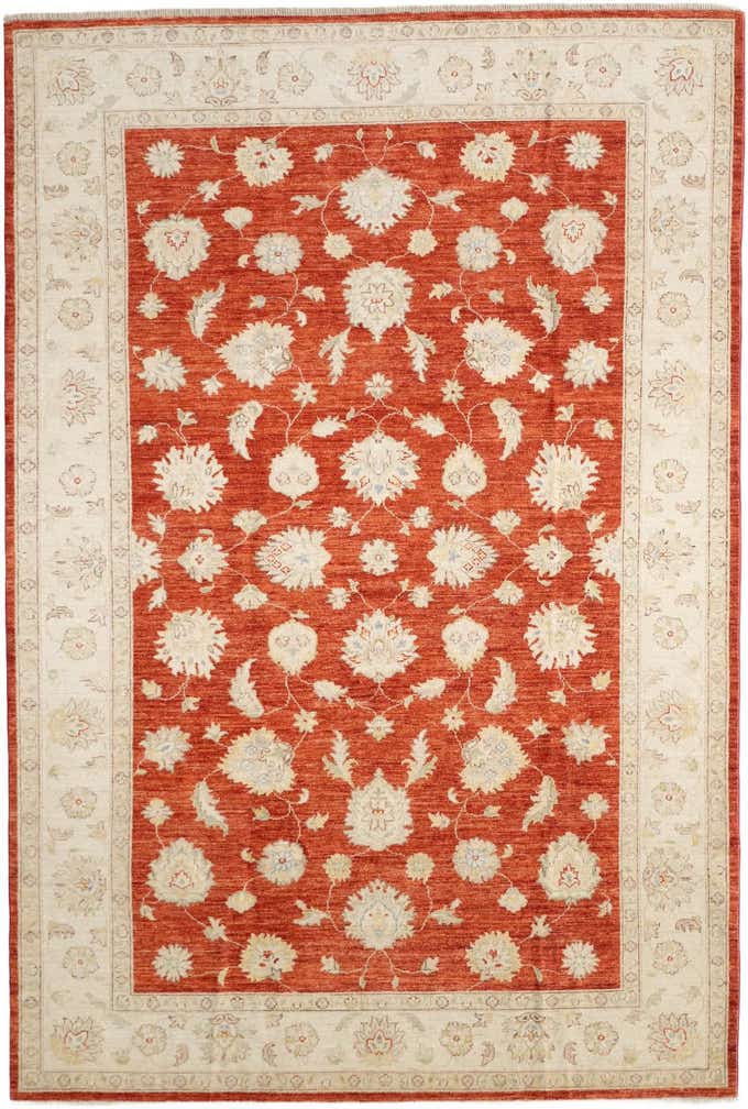 6' 8 x 9' 10 Hand Knotted Ziegler Rug