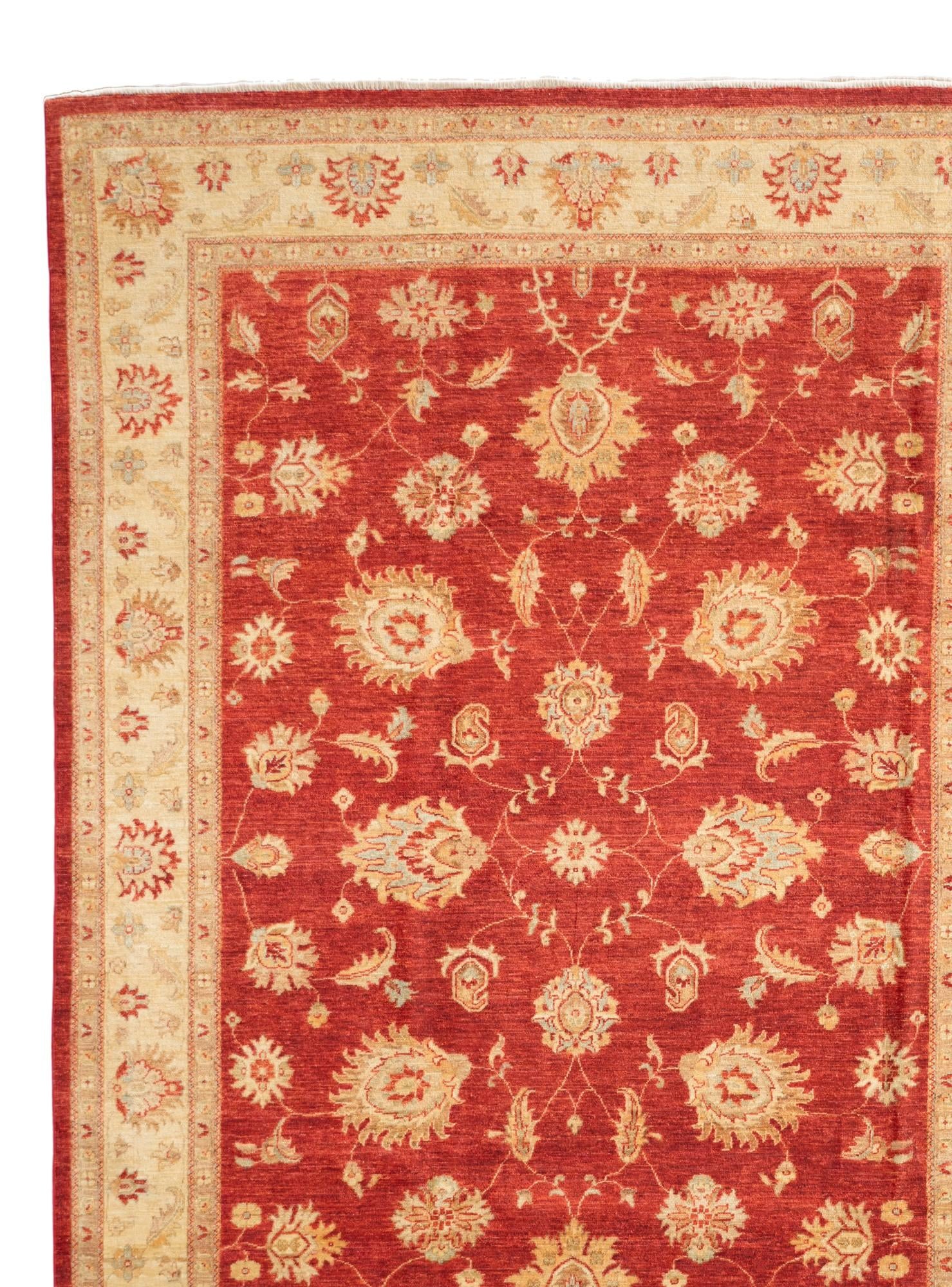 6' 6 x 9' 7 Hand Knotted Ziegler Rug
