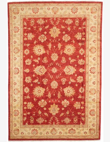 6' 6 x 9' 7 Hand Knotted Ziegler Rug
