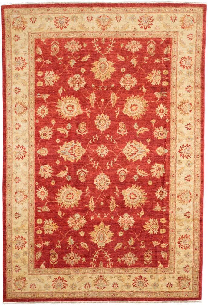 6' 6 x 9' 7 Hand Knotted Ziegler Rug