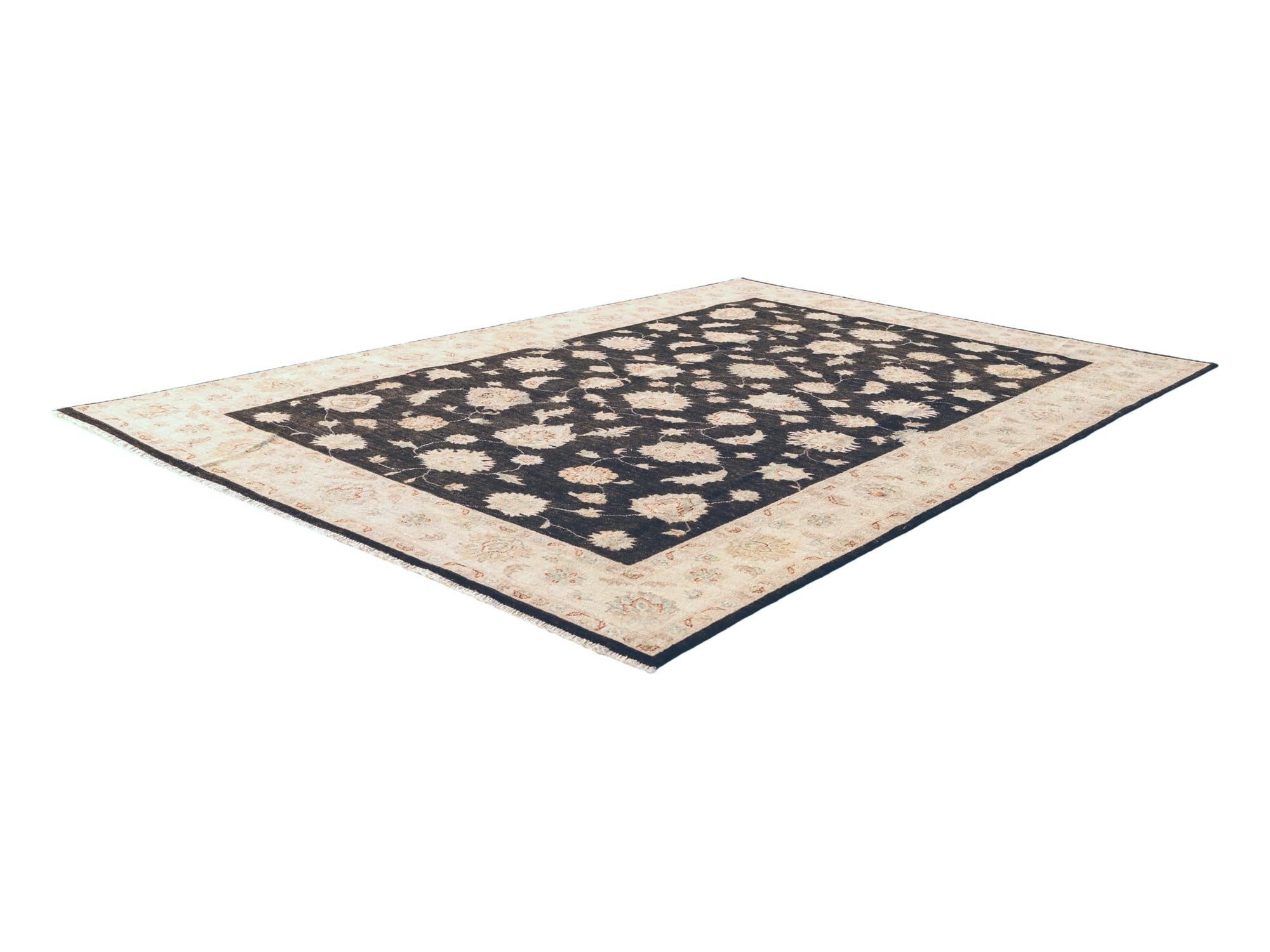 6' 7 x 9' 9 Hand Knotted Ziegler Rug