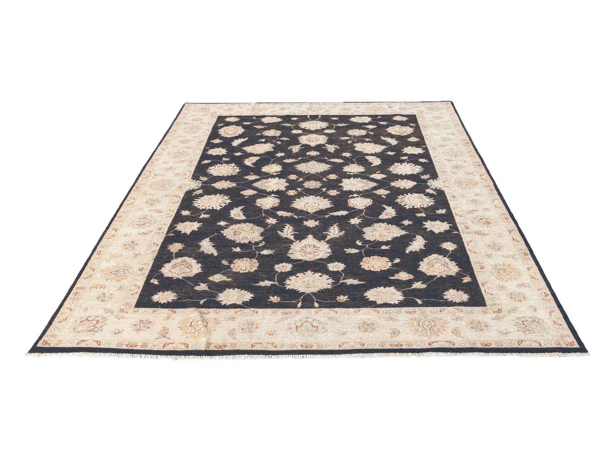 200cm x 295cm Hand Knotted Ziegler Rug