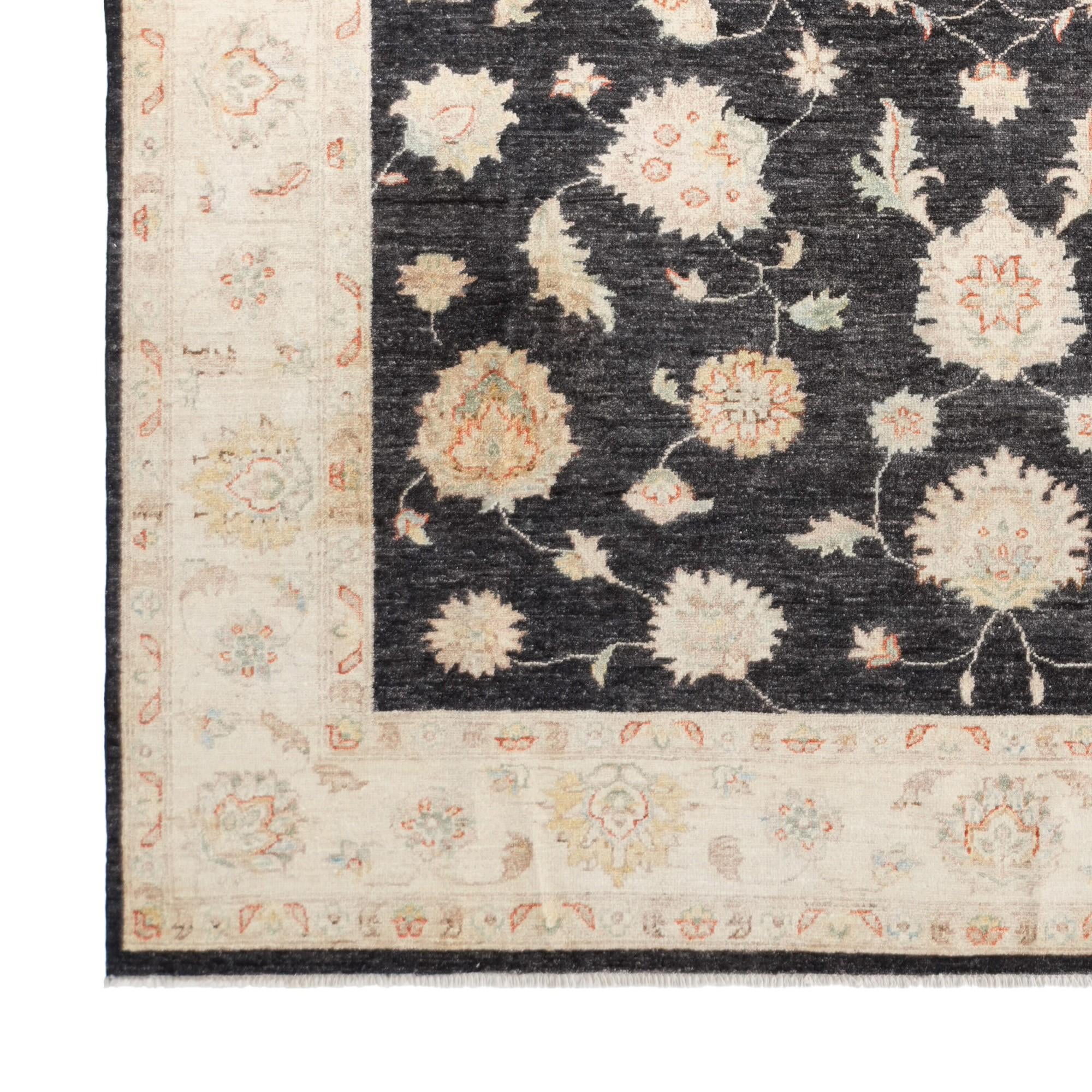 6' 7 x 9' 9 Hand Knotted Ziegler Rug