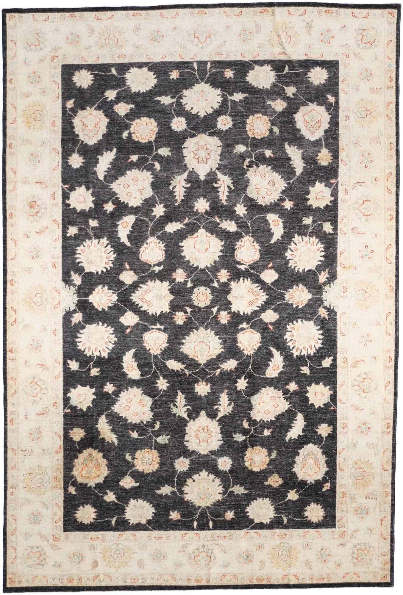 6' 7 x 9' 9 Hand Knotted Ziegler Rug