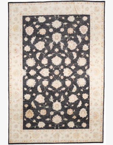 6' 7 x 9' 9 Hand Knotted Ziegler Rug