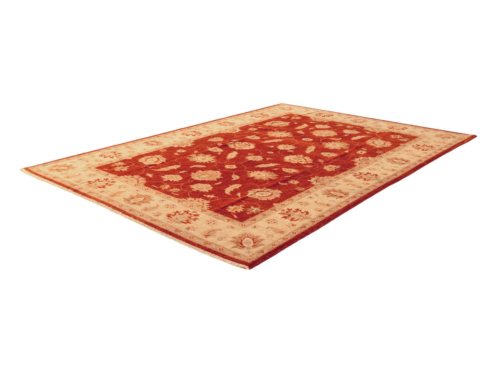 6' 8 x 9' 6 Hand Knotted Ziegler Rug
