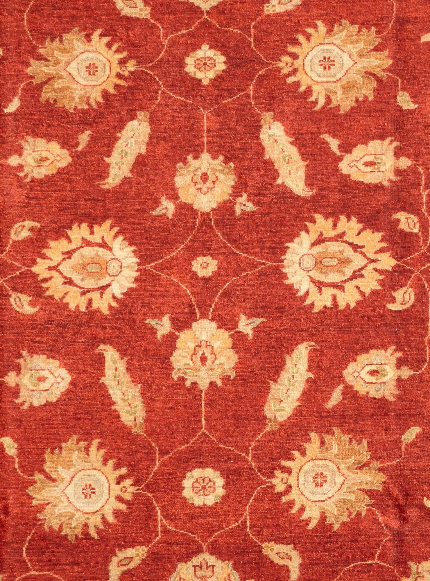 6' 8 x 9' 6 Hand Knotted Ziegler Rug