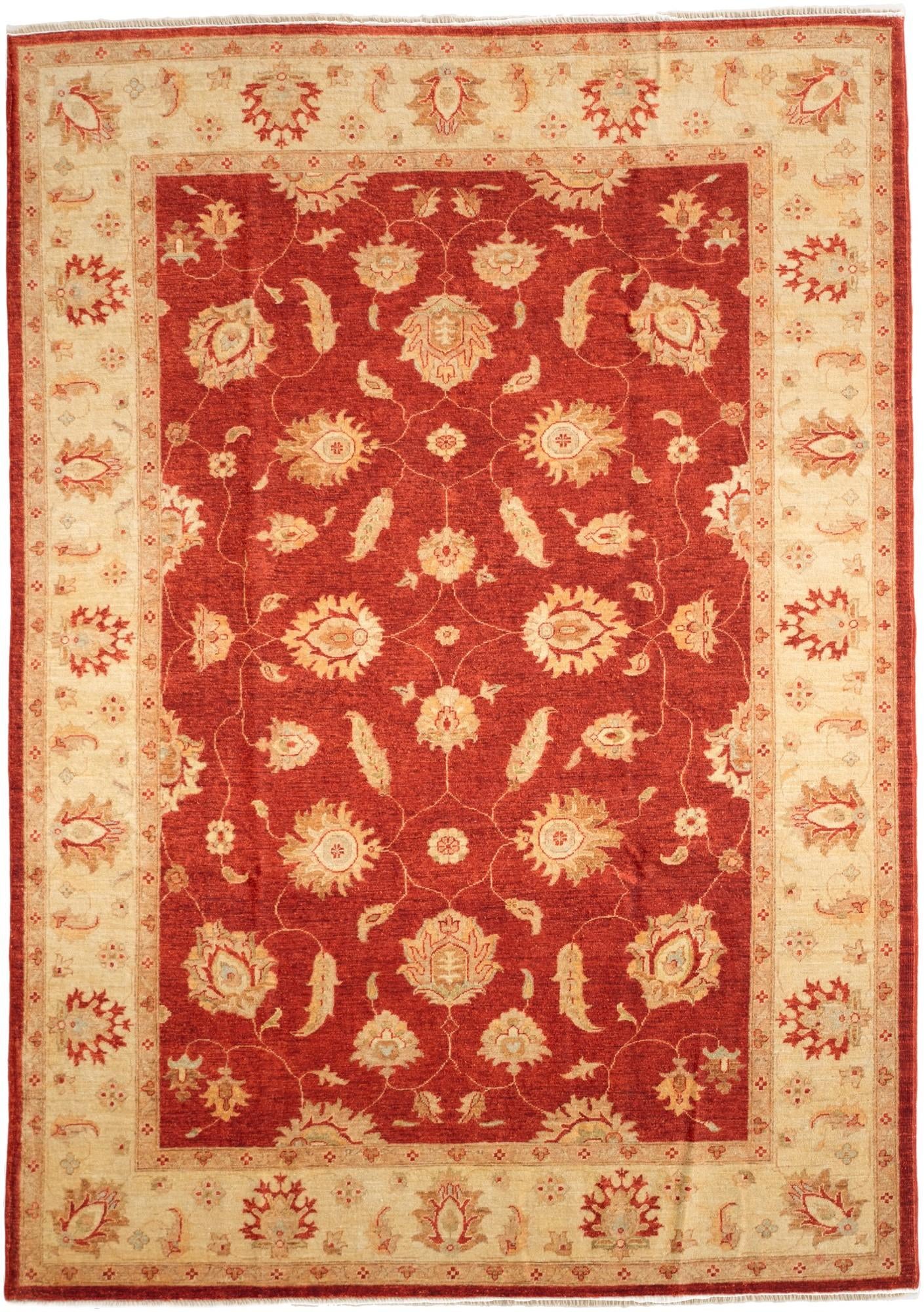 6' 8 x 9' 6 Hand Knotted Ziegler Rug