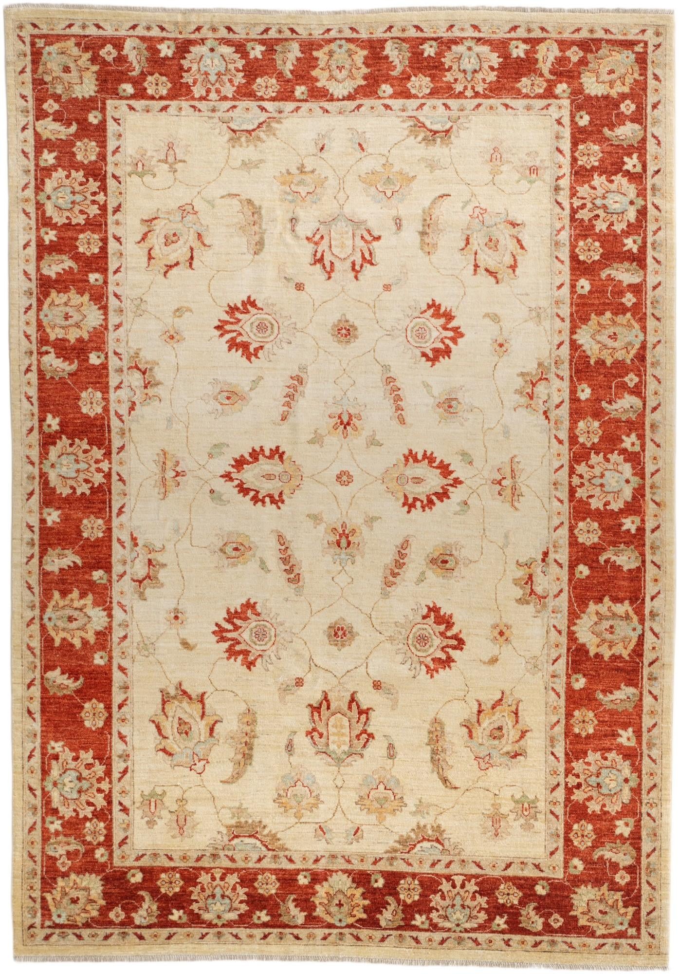 6' 6 x 9' 5 Hand Knotted Ziegler Rug