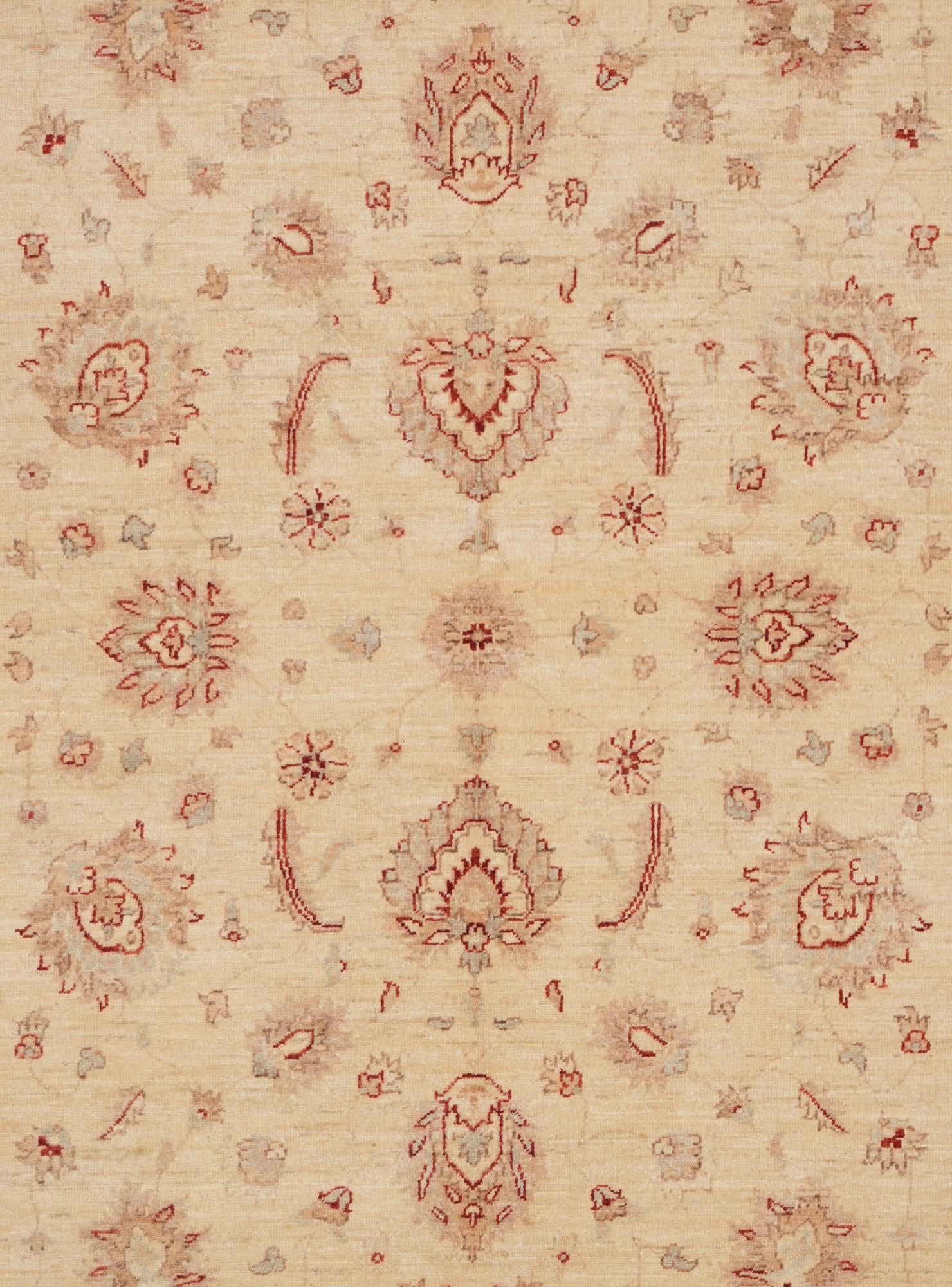 5' 7 x 7' 10 Hand Knotted Ziegler Rug