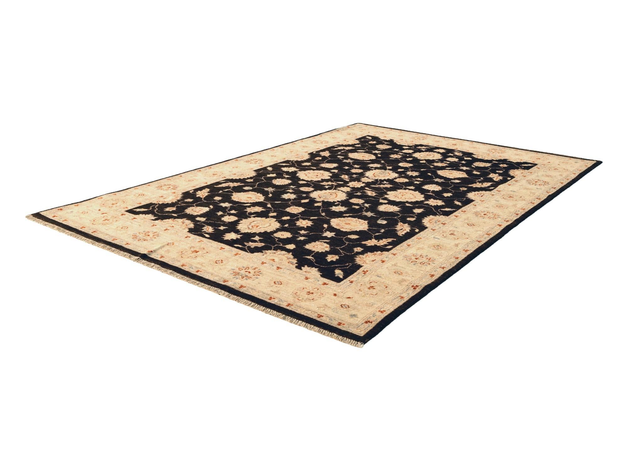 5' 6 x 8' 1 Hand Knotted Ziegler Rug