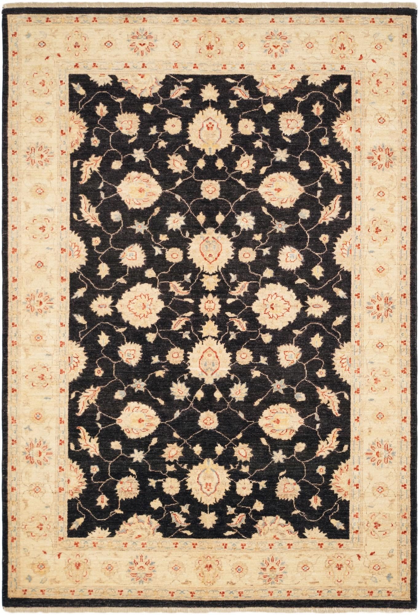5' 6 x 8' 1 Hand Knotted Ziegler Rug