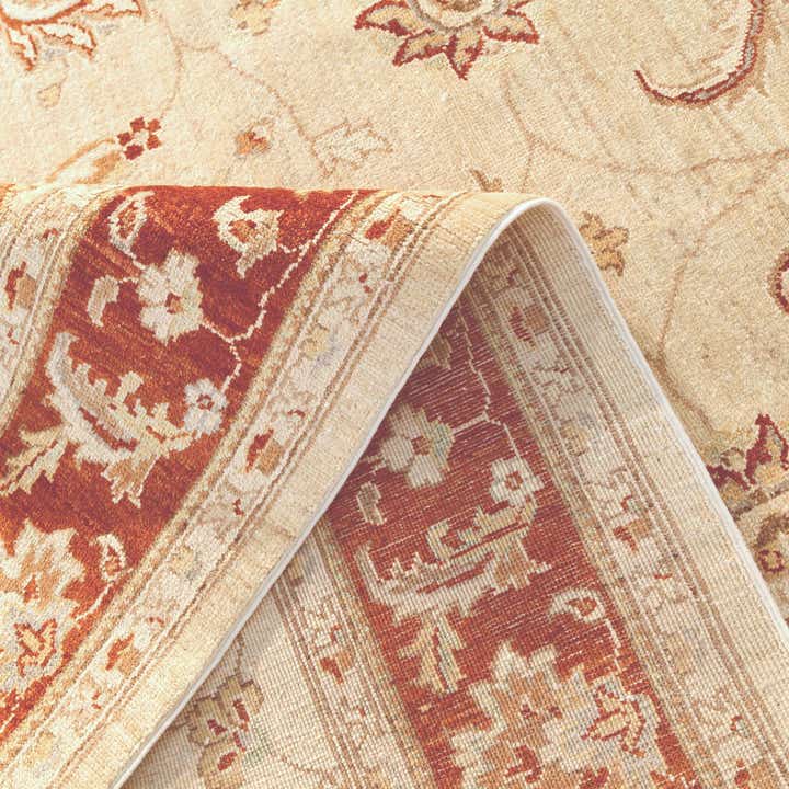 5' 11 x 9' Hand Knotted Ziegler Rug