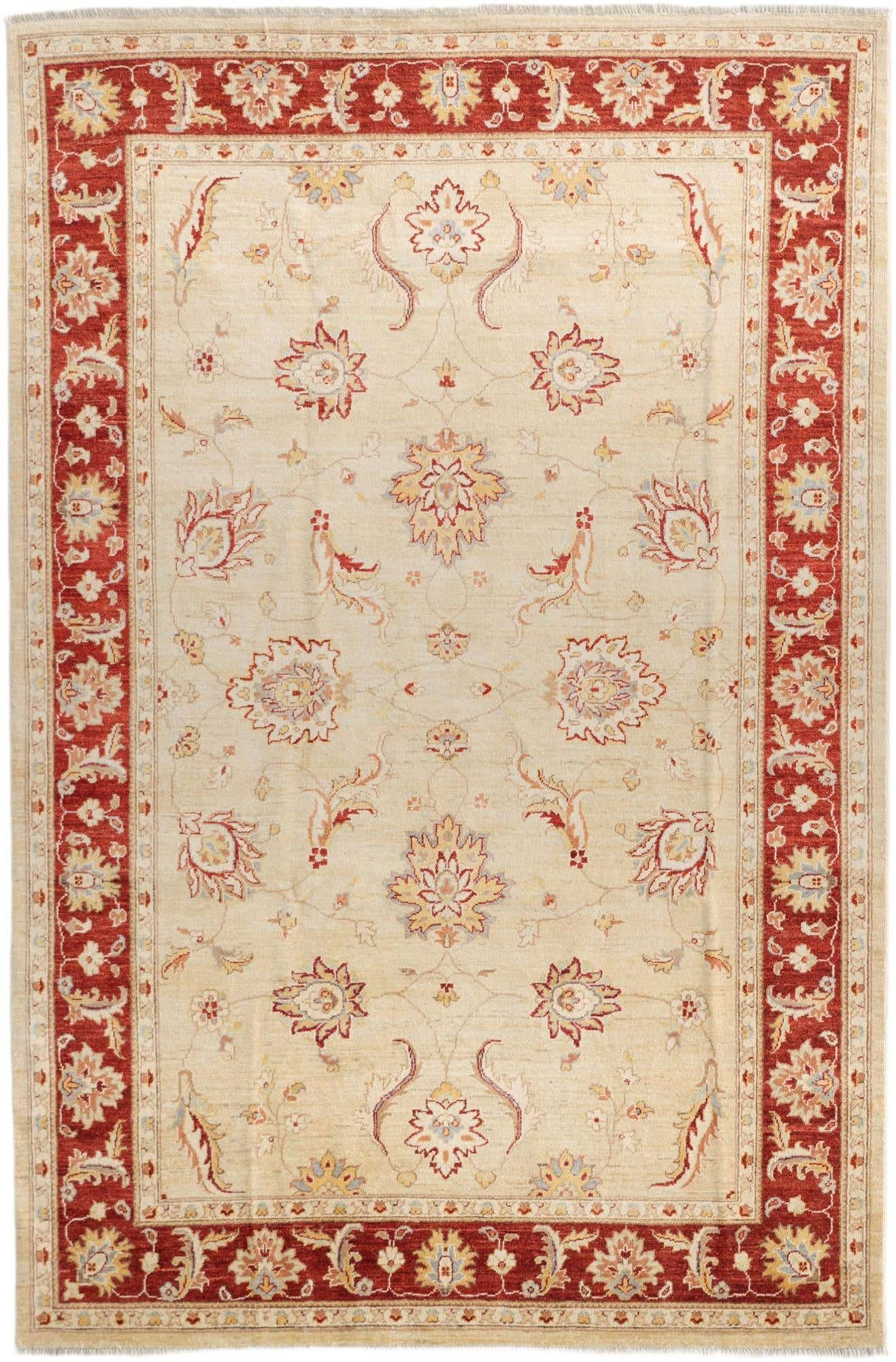 5' 11 x 9' Hand Knotted Ziegler Rug