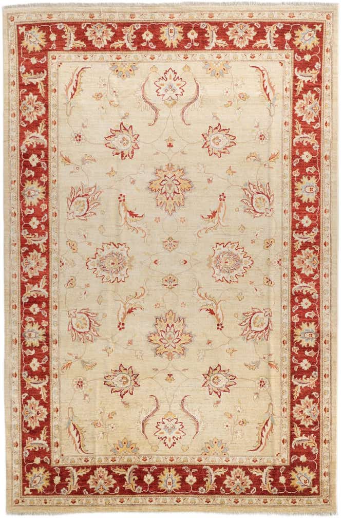 5' 11 x 9' Hand Knotted Ziegler Rug