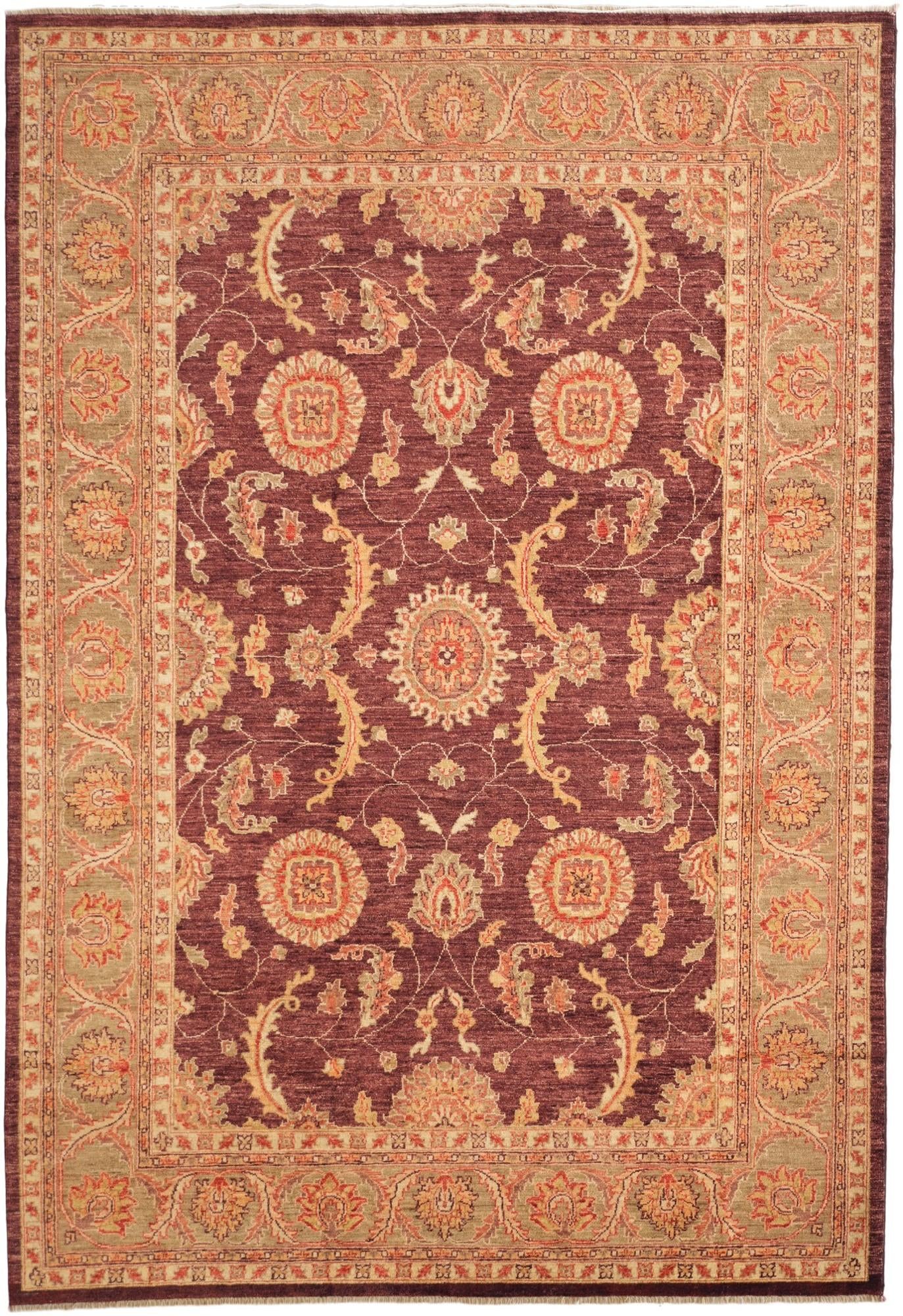 6' 7 x 9' 7 Hand Knotted Ziegler Rug