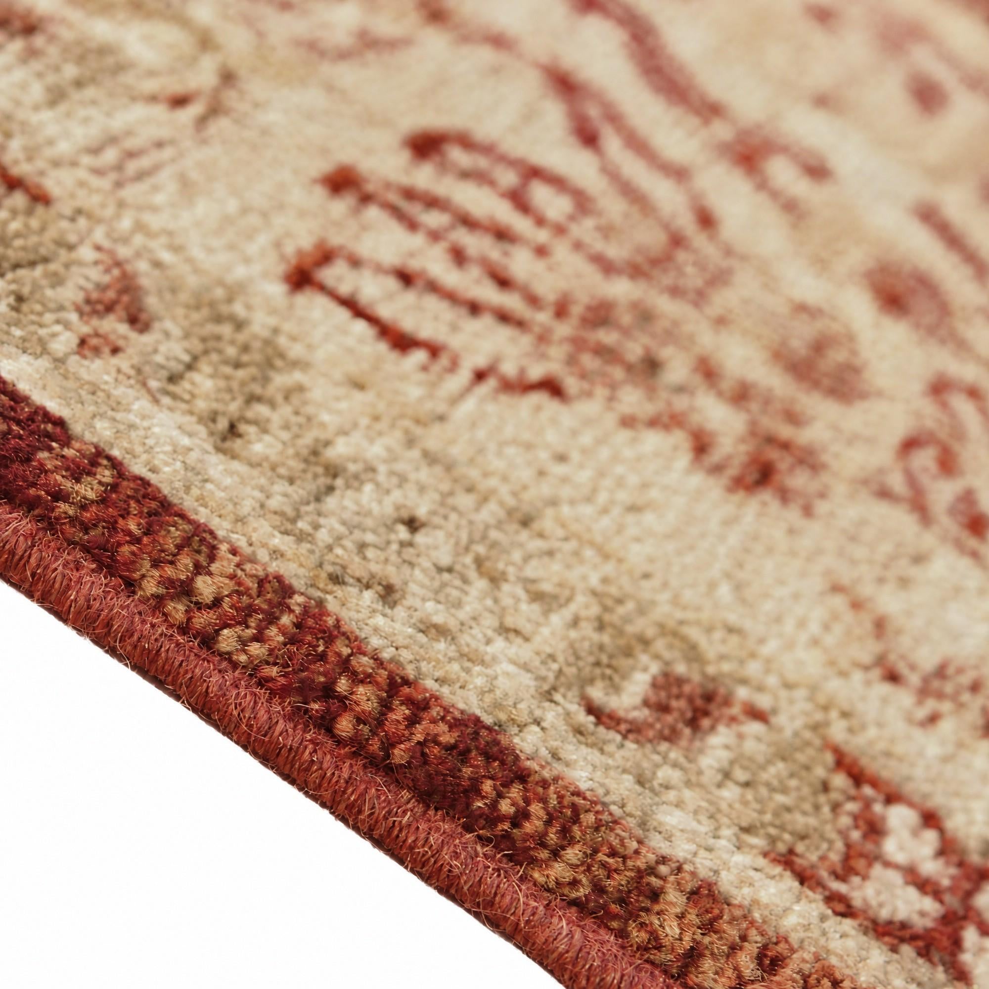 195cm x 285cm Hand Knotted Ziegler Rug