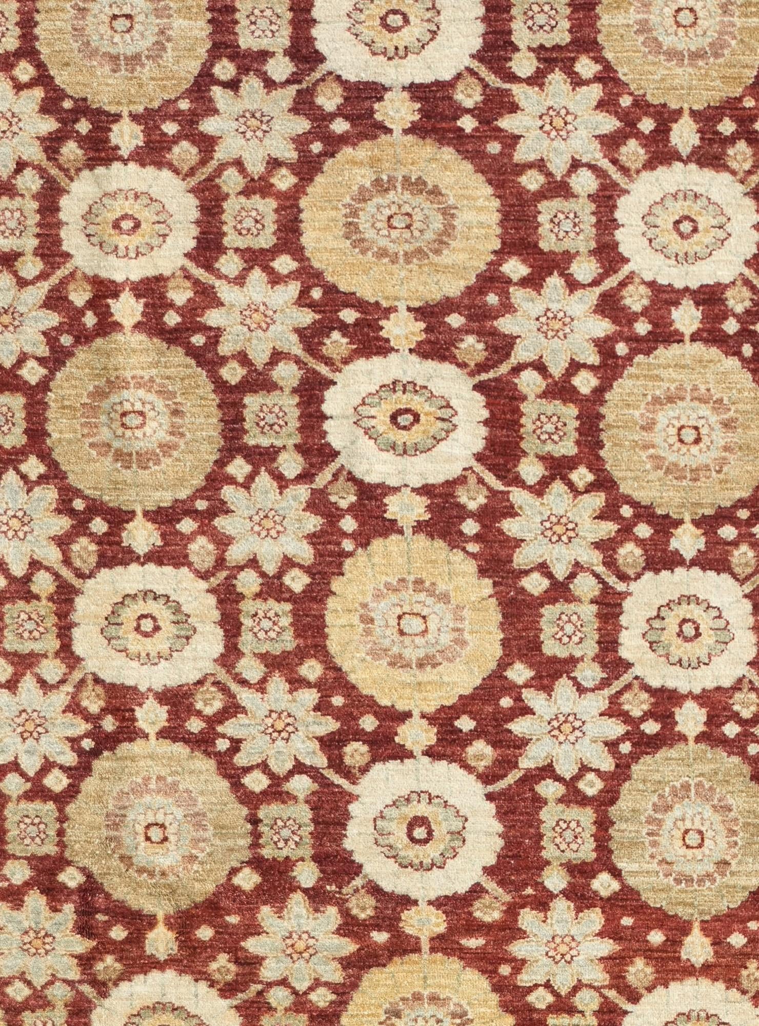 6' 5 x 9' 5 Hand Knotted Ziegler Rug