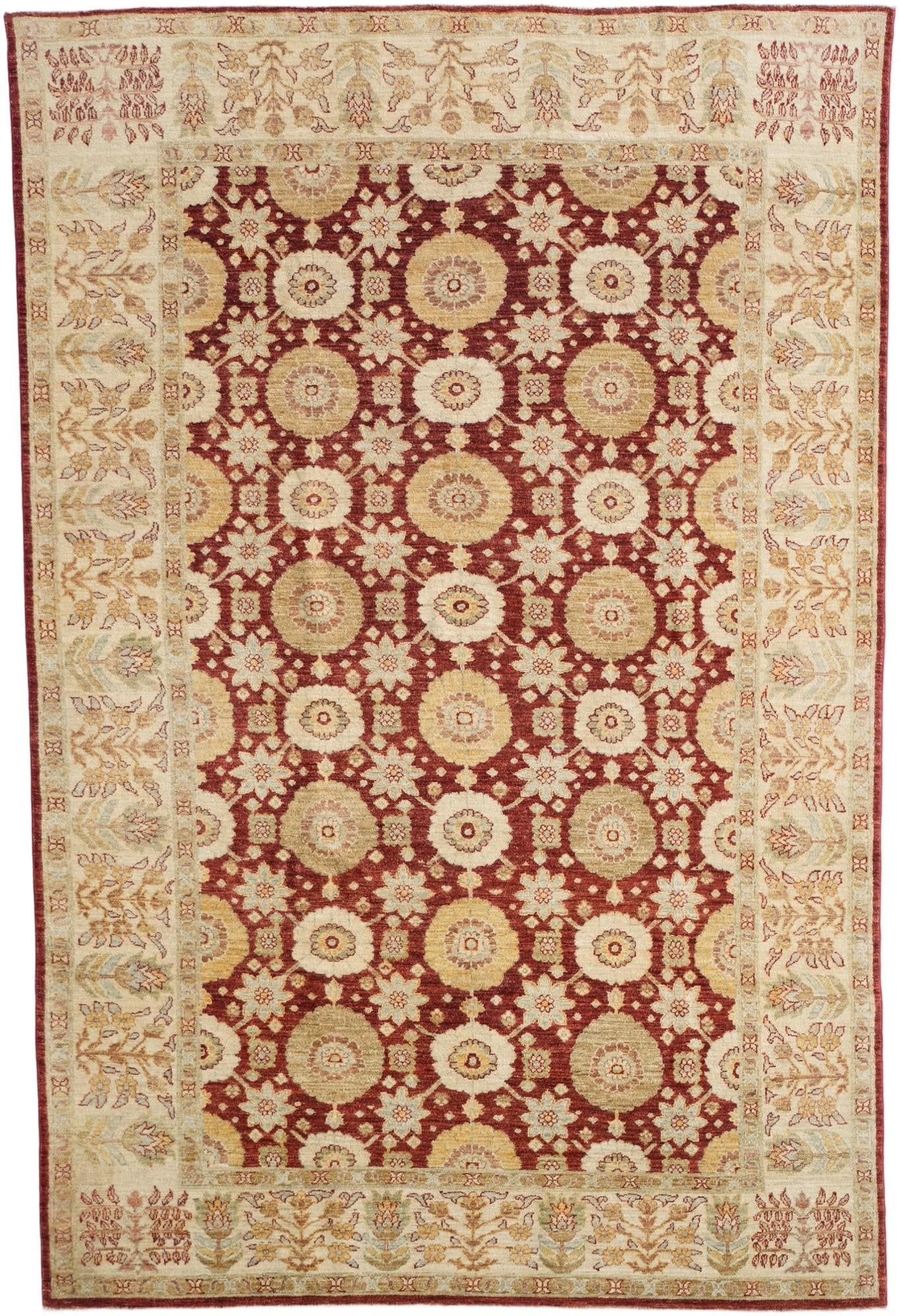 6' 5 x 9' 5 Hand Knotted Ziegler Rug