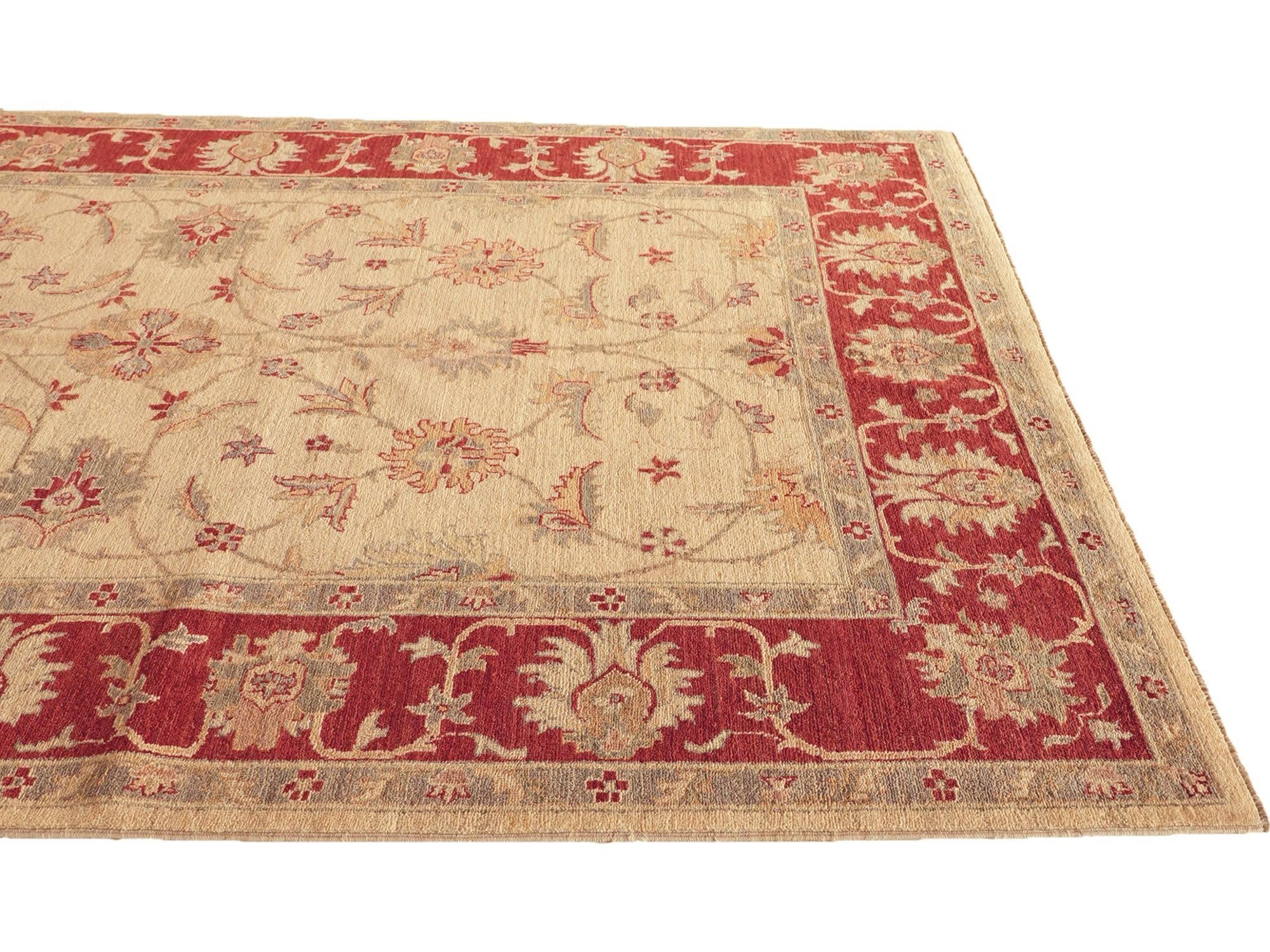 170cm x 240cm Hand Knotted Ziegler Rug