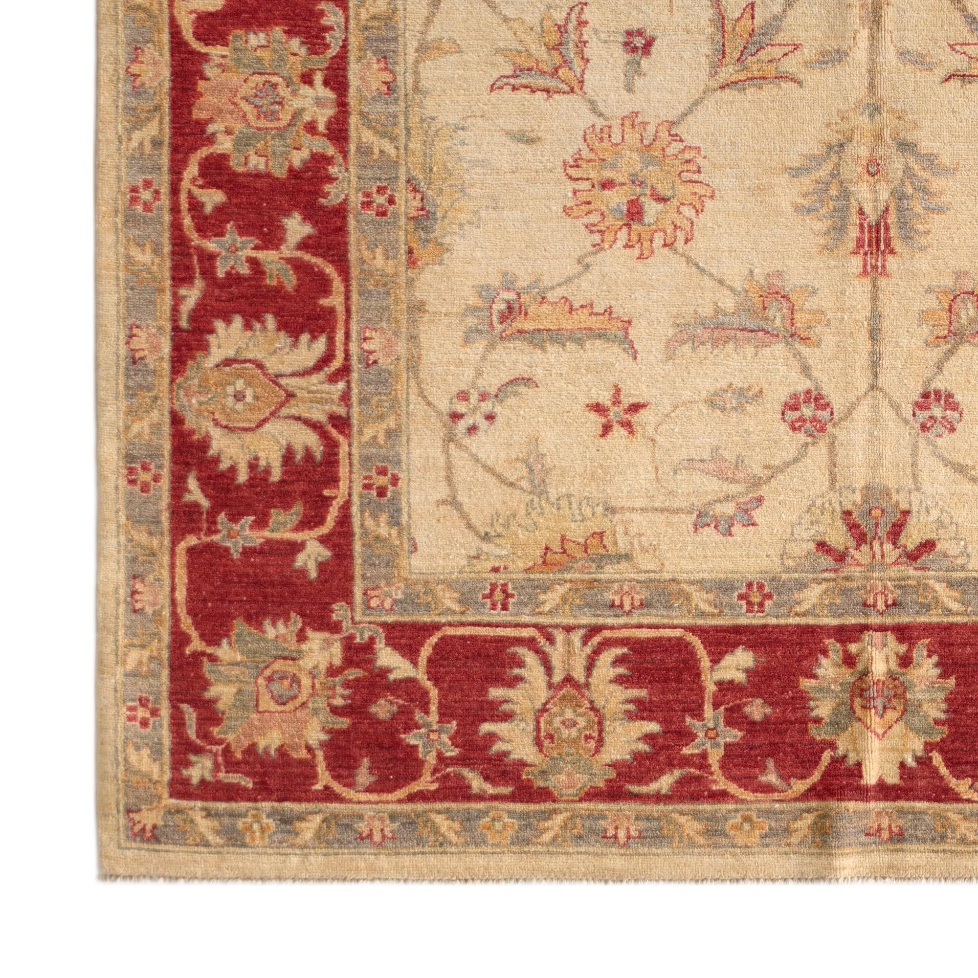 170cm x 240cm Hand Knotted Ziegler Rug