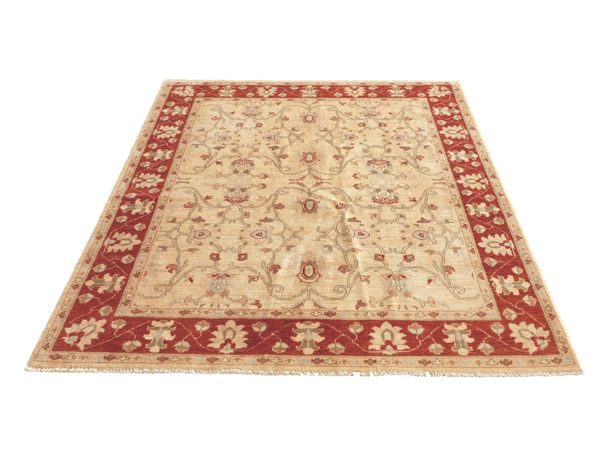 175cm x 250cm Hand Knotted Ziegler Rug