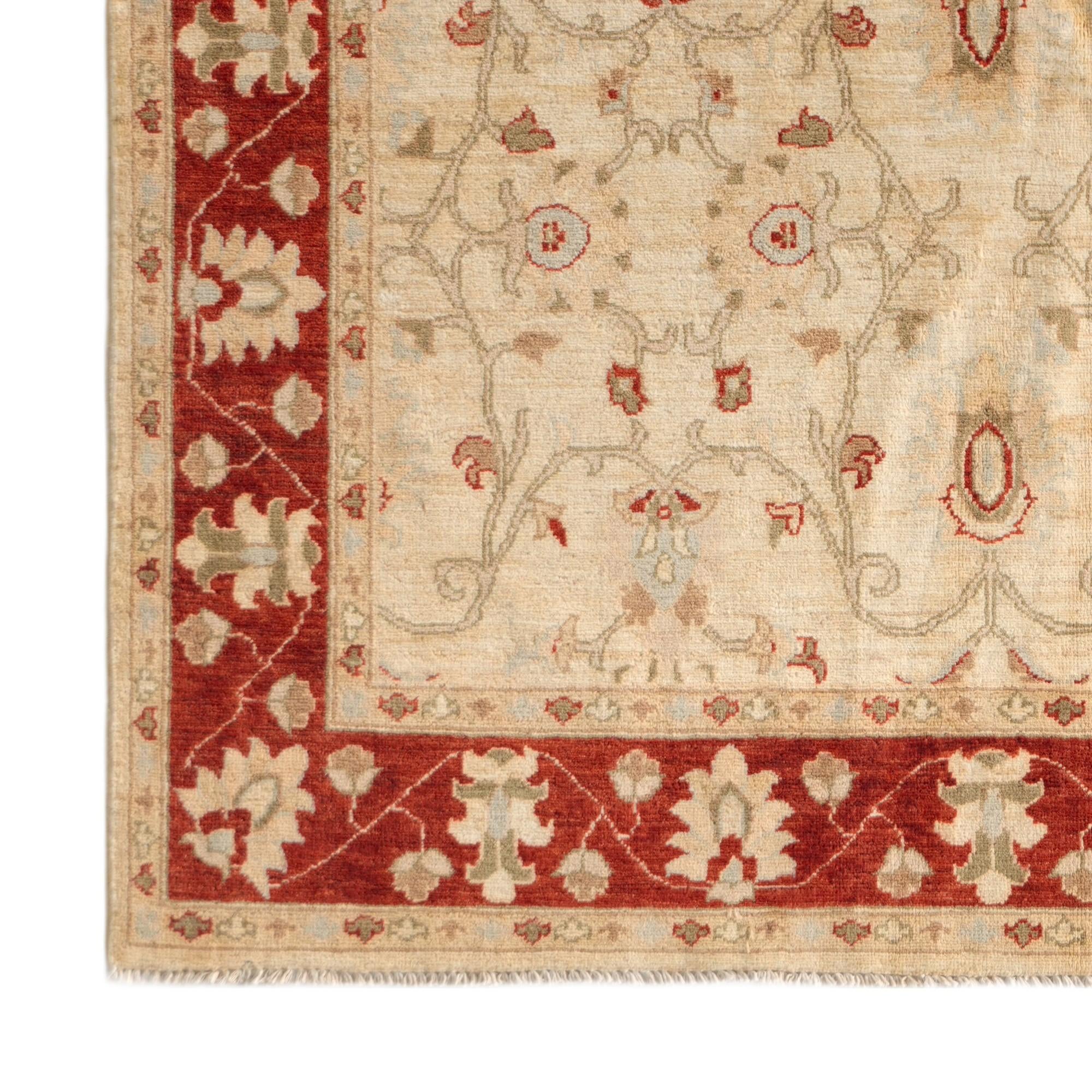 175cm x 250cm Hand Knotted Ziegler Rug