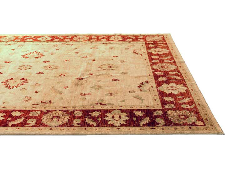 6' 7 x 9' 10 Hand Knotted Ziegler Rug