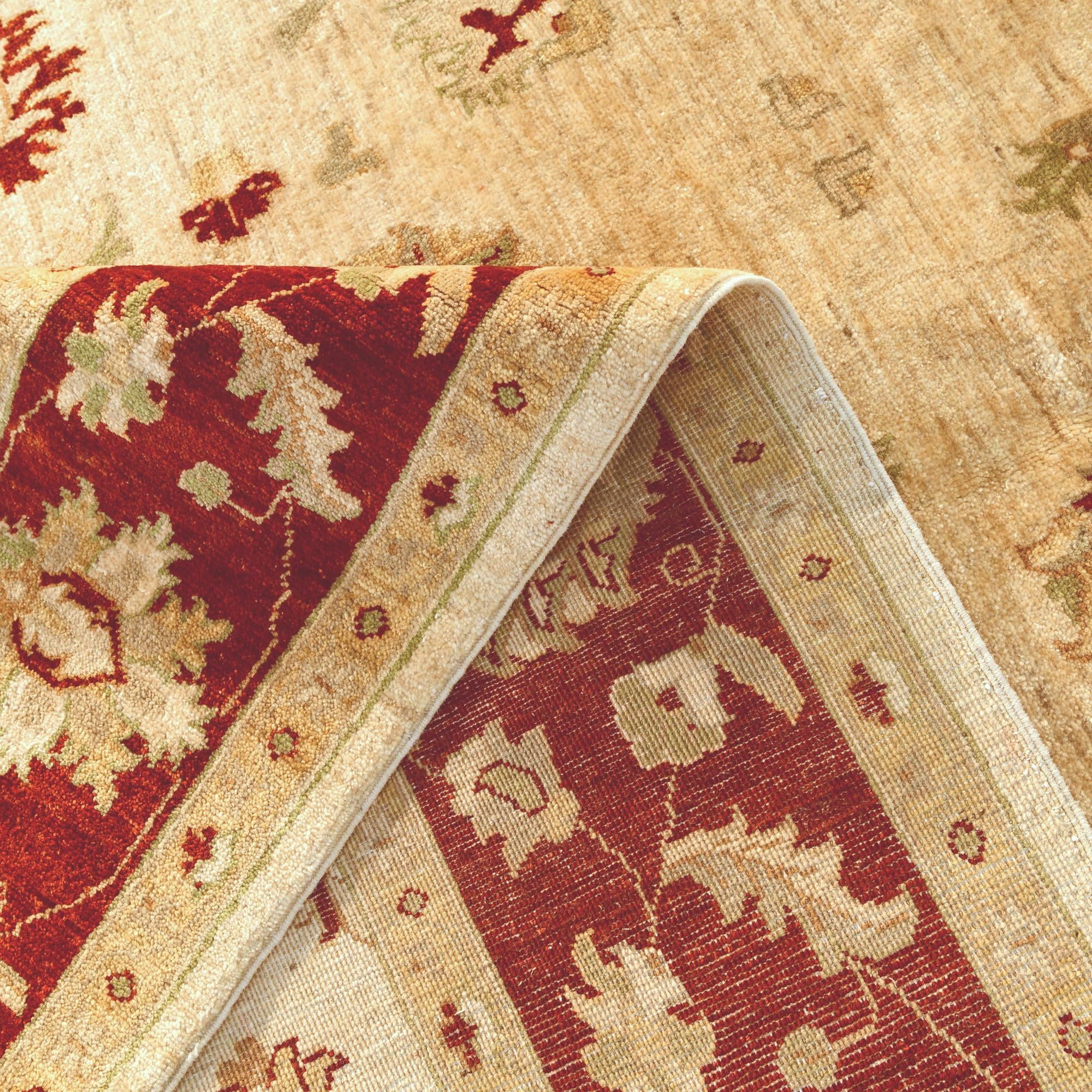 6' 7 x 9' 10 Hand Knotted Ziegler Rug