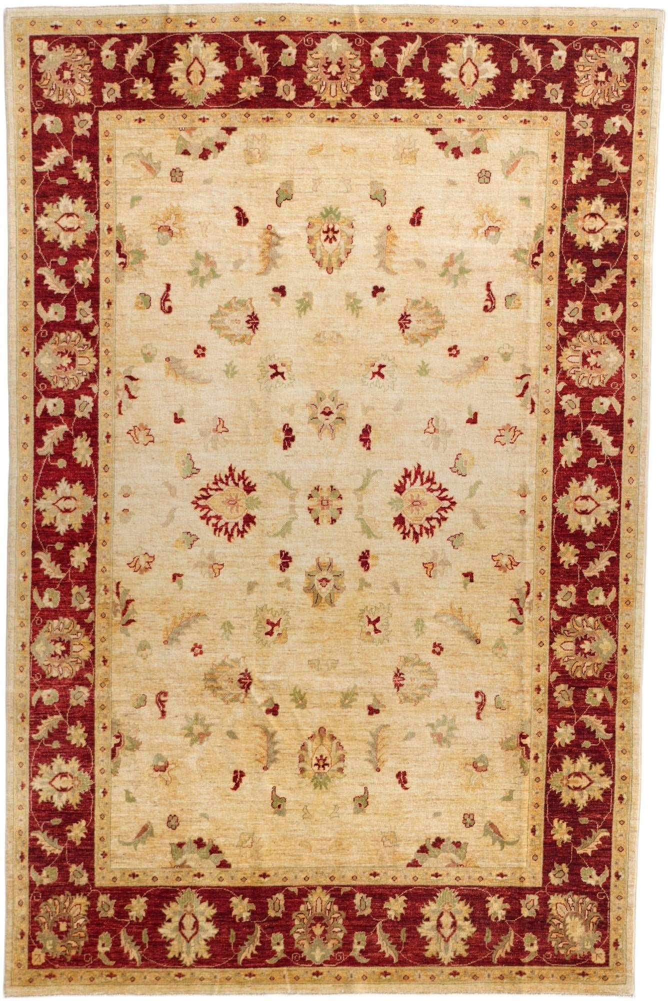 6' 7 x 9' 10 Hand Knotted Ziegler Rug